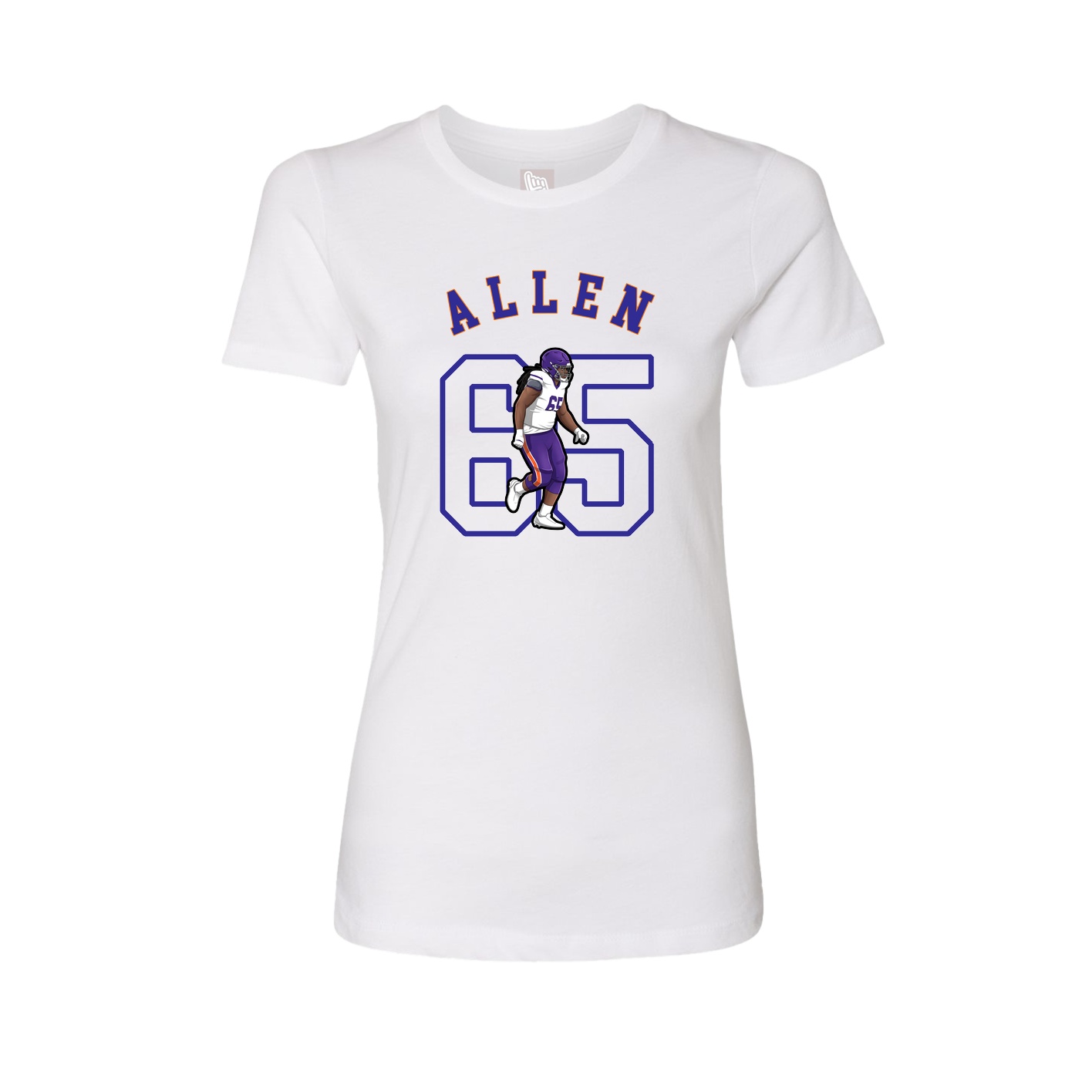 Fitted Women's Tee — Shirsey Arch in White