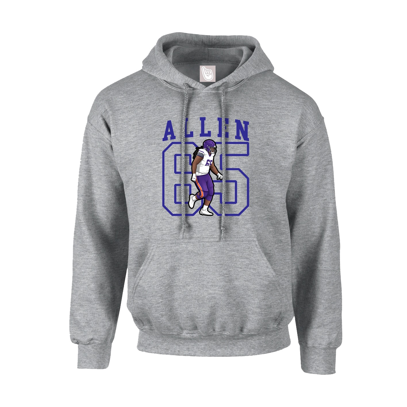 Hoodie — Shirsey in Grey