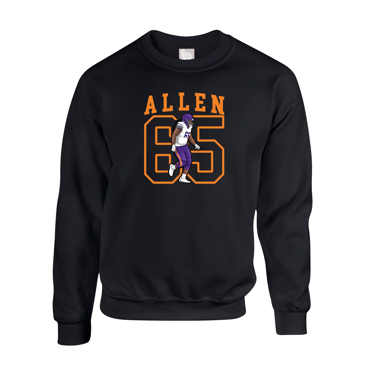 Fleece Crew — Shirsey in Black