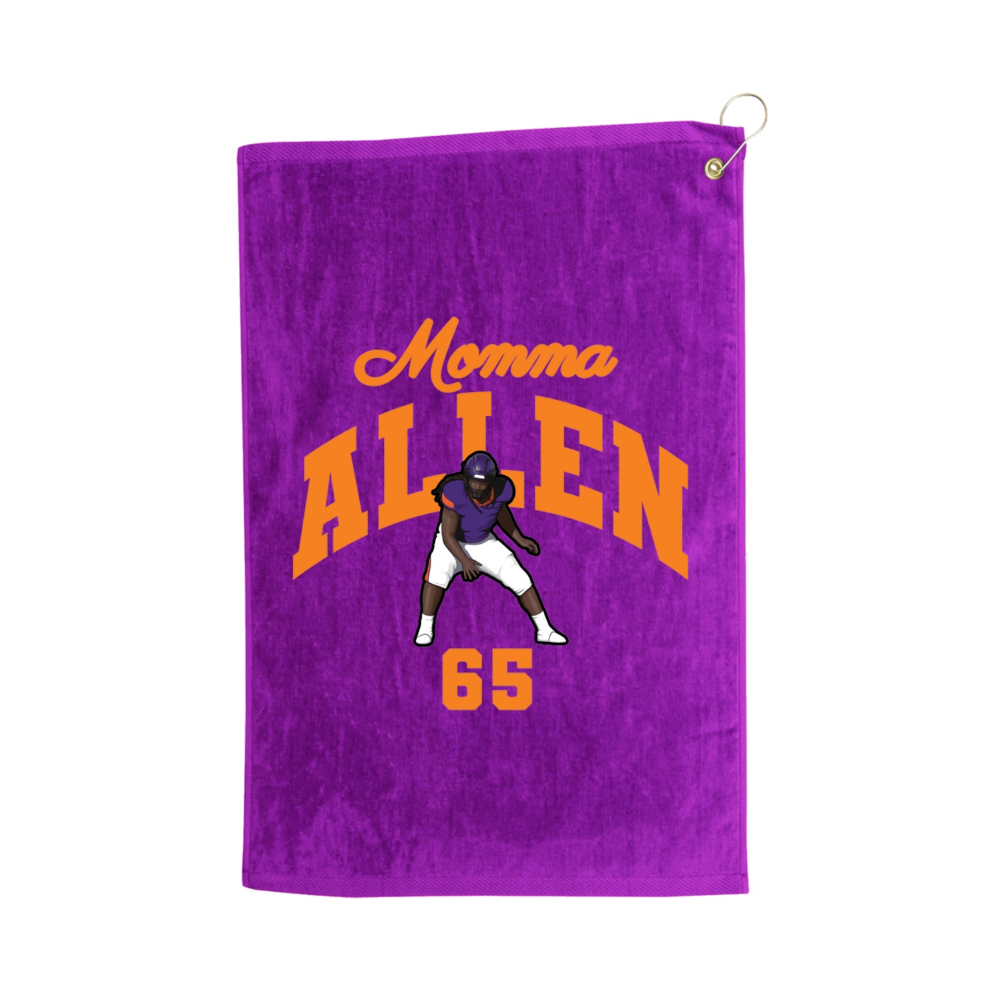 Golf Towel — Mothers Day Arch in Purple