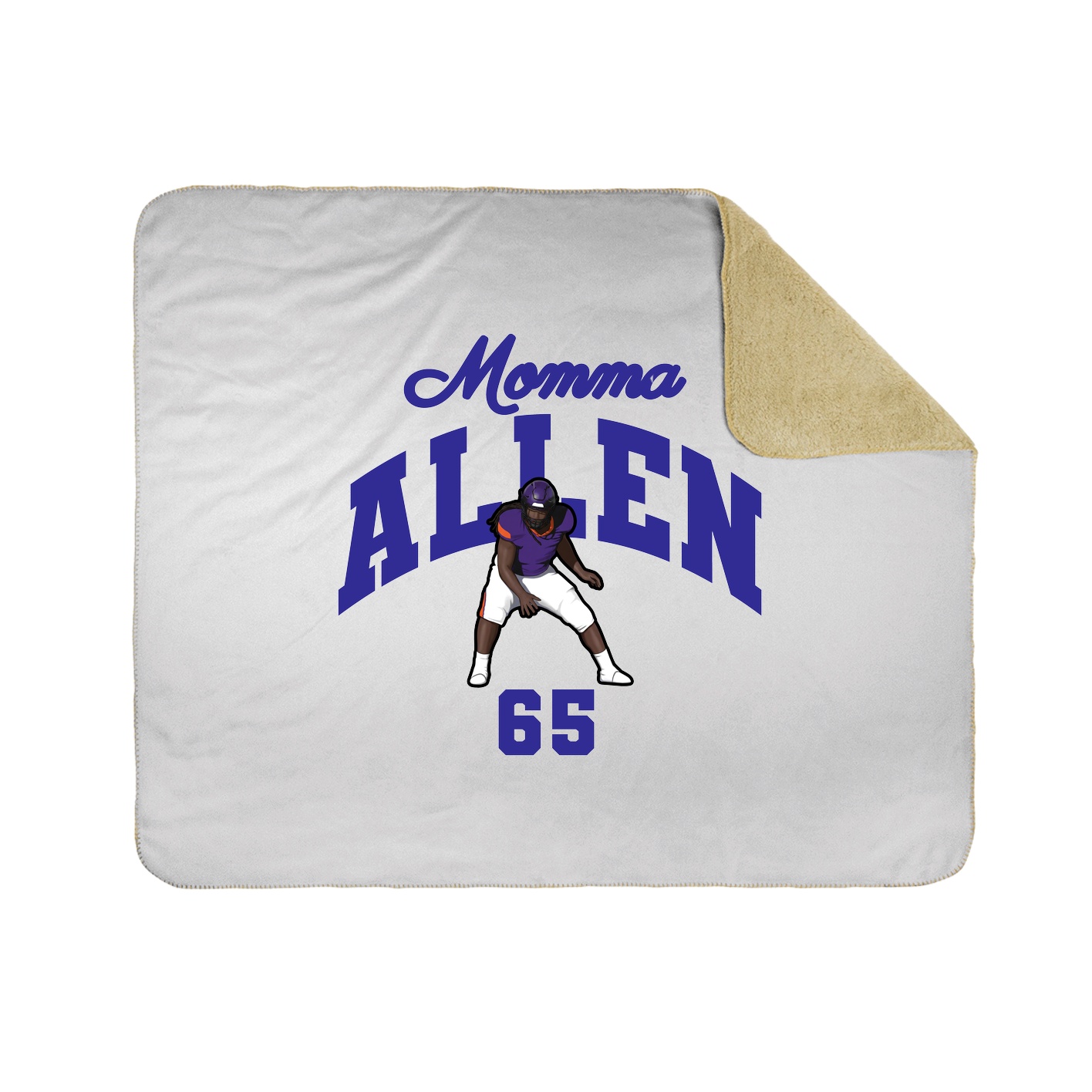 Throw Blanket — Mothers Day Arch in White