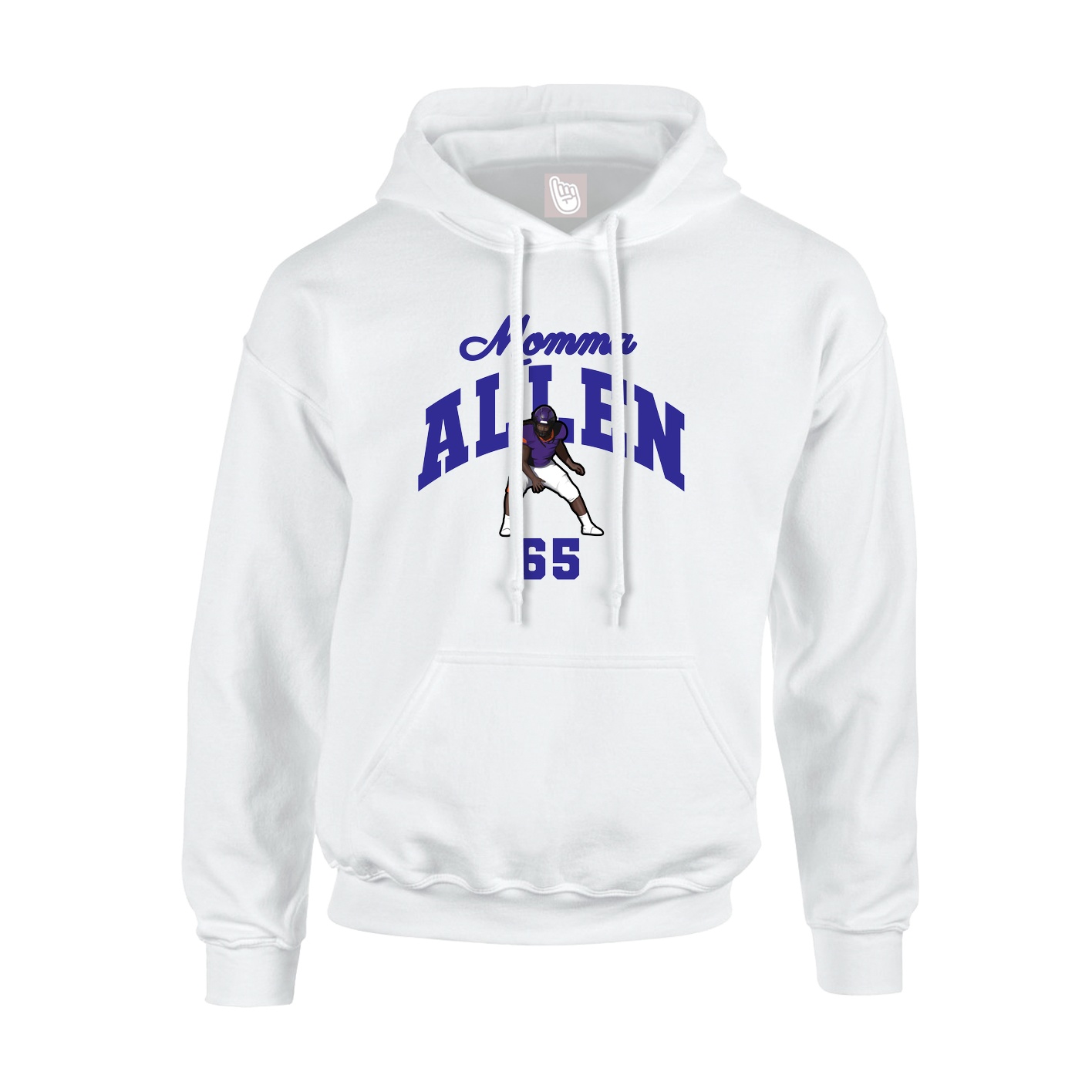 Hoodie — Mothers Day Arch in White