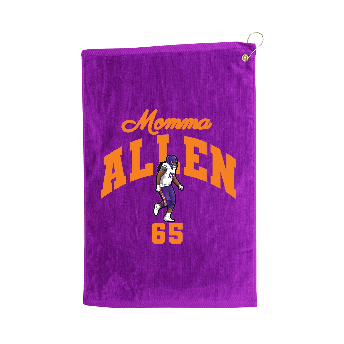 Golf Towel — Mothers Day Arch in Purple