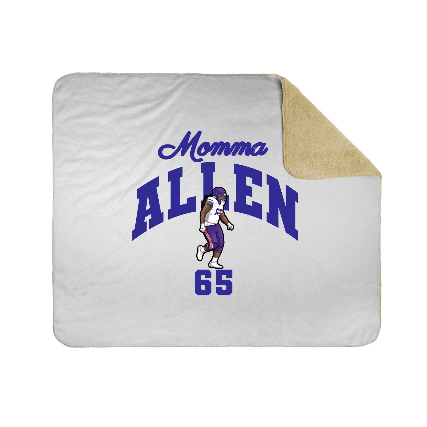 Throw Blanket — Mothers Day Arch in White