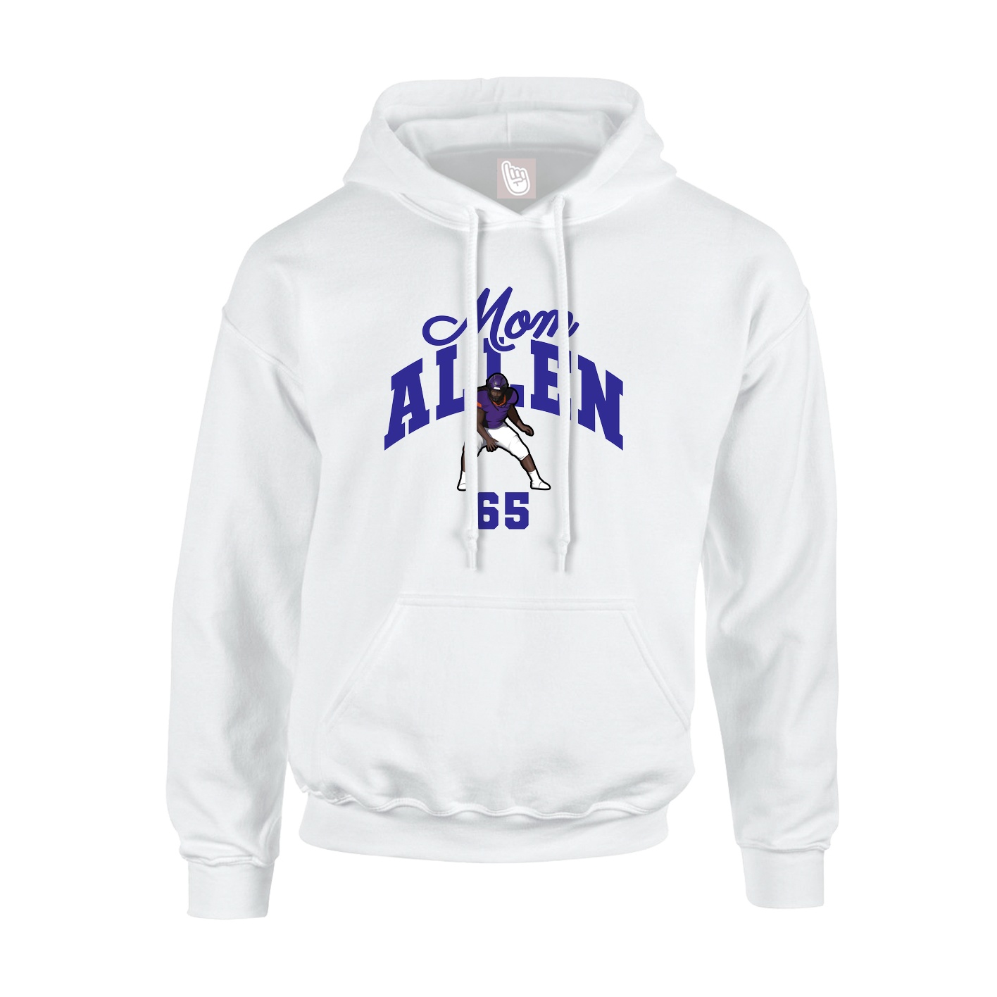 Youth Hoodie — Mothers Day Arch in White