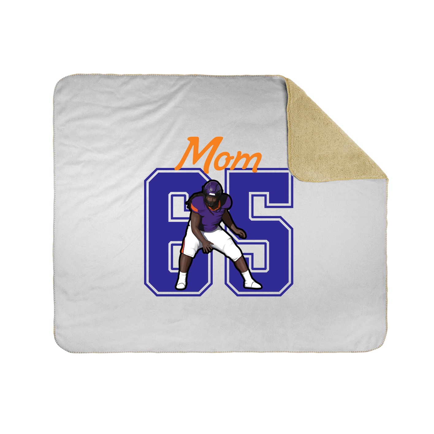 Throw Blanket — Mothers Day Shirsey in White