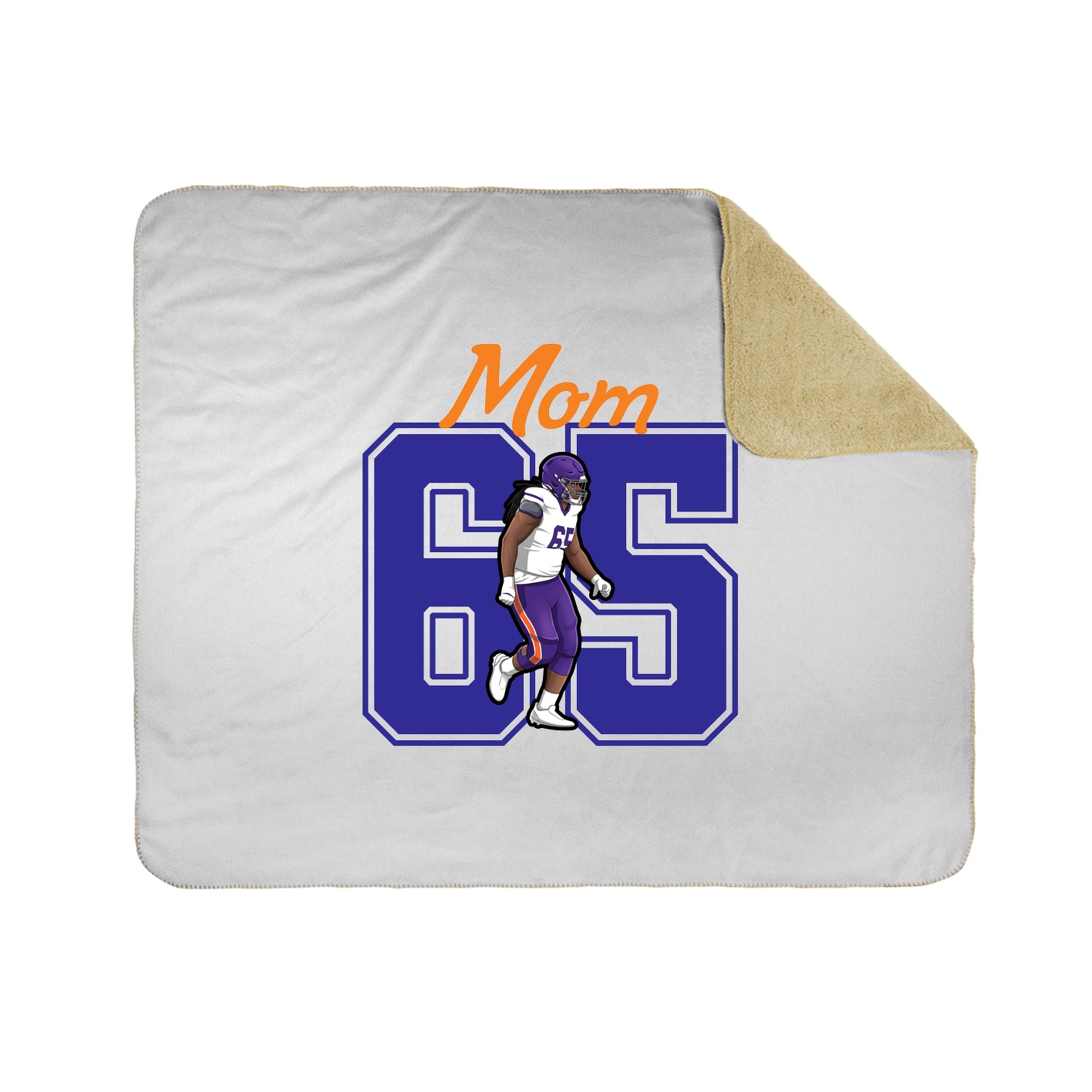 Throw Blanket — Mothers Day Shirsey in White