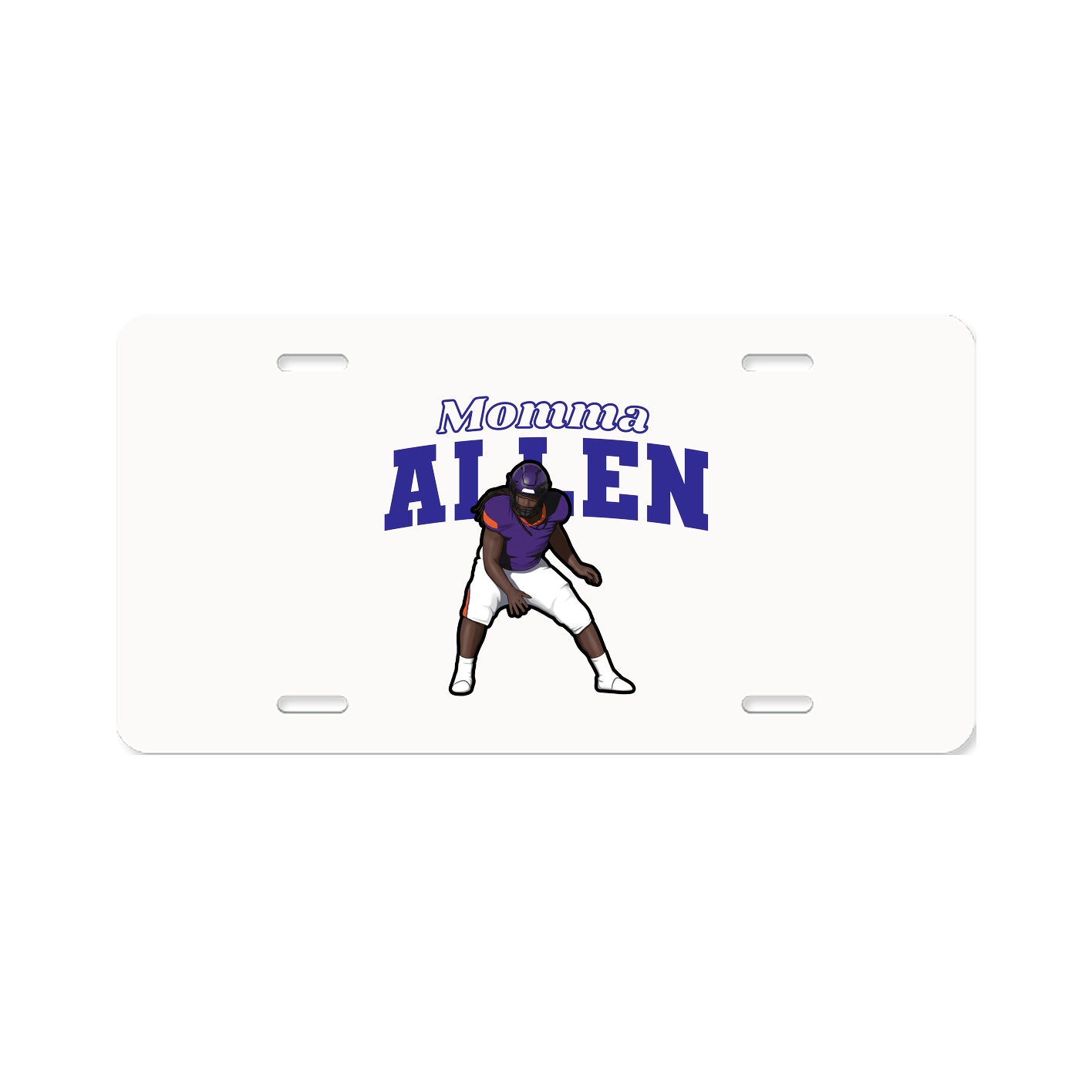 License Plate — Mothers Day Block in Classic