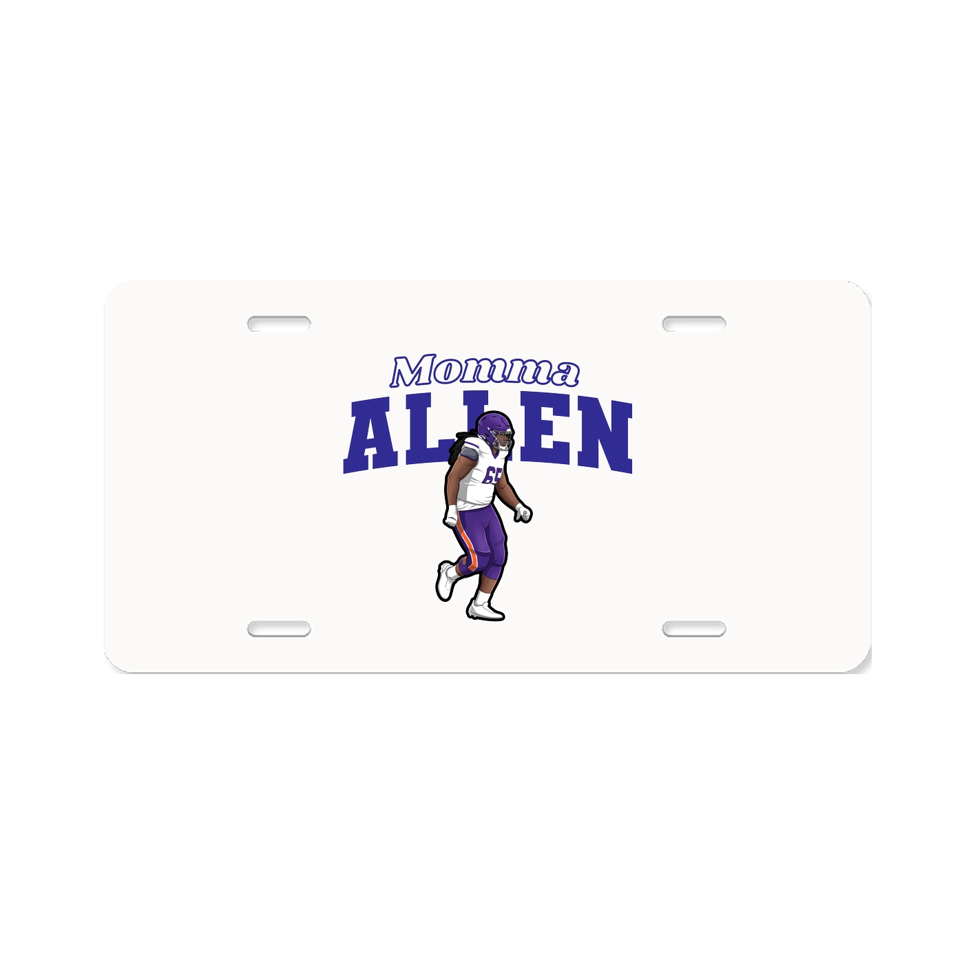License Plate — Mothers Day Block in Classic