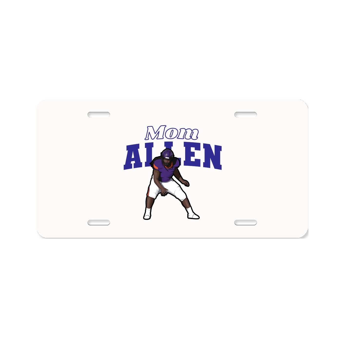 License Plate — Mothers Day Block in Classic