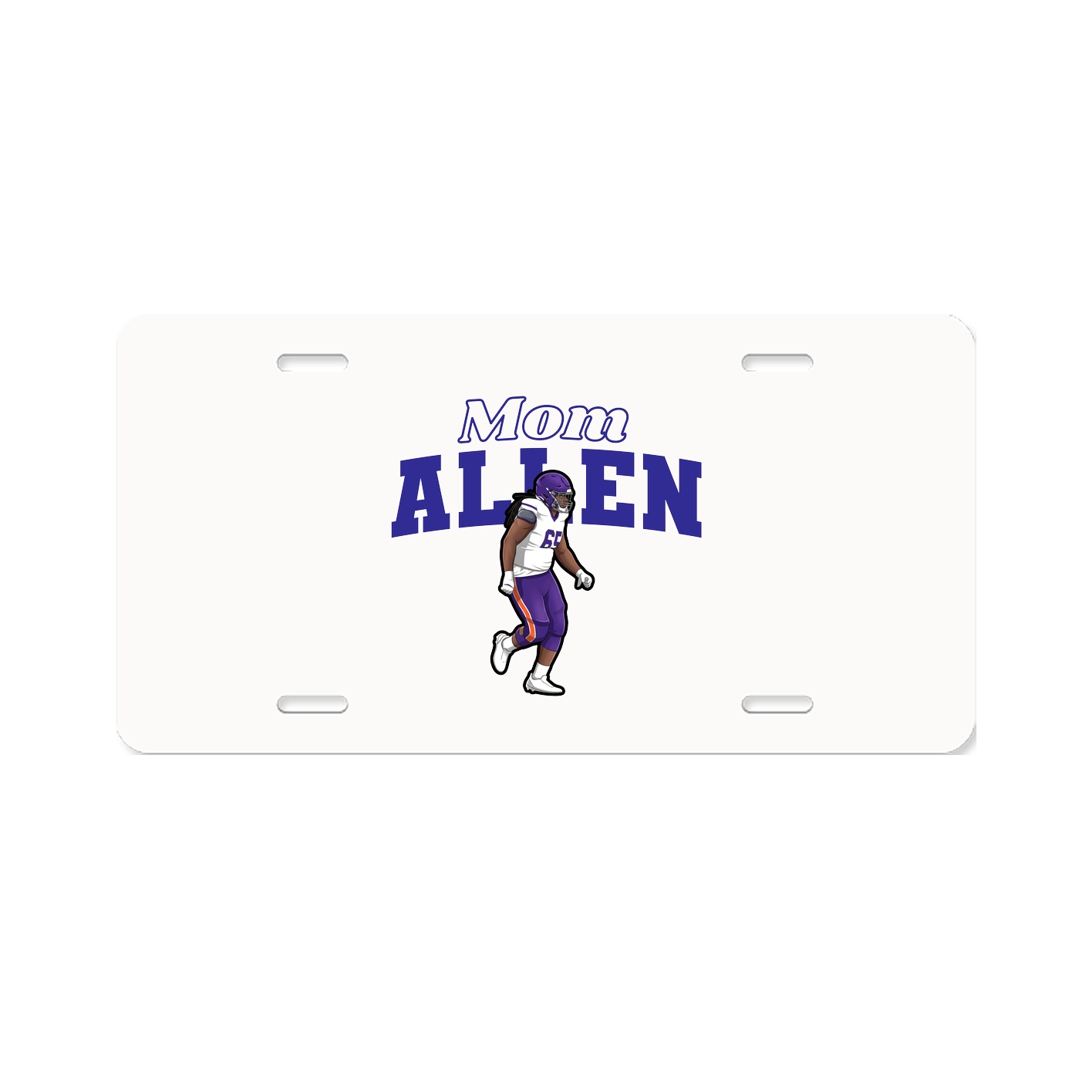 License Plate — Mothers Day Block in Classic