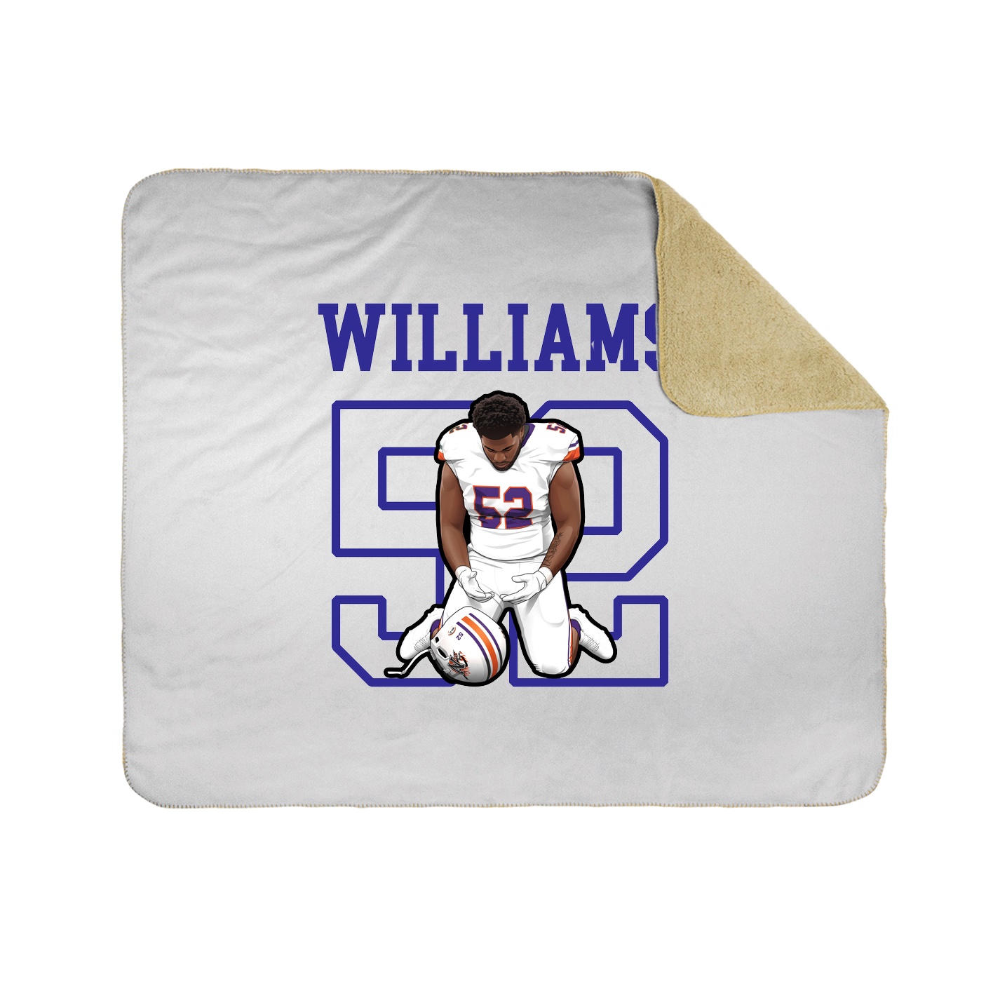 Throw Blanket — Shirsey in White
