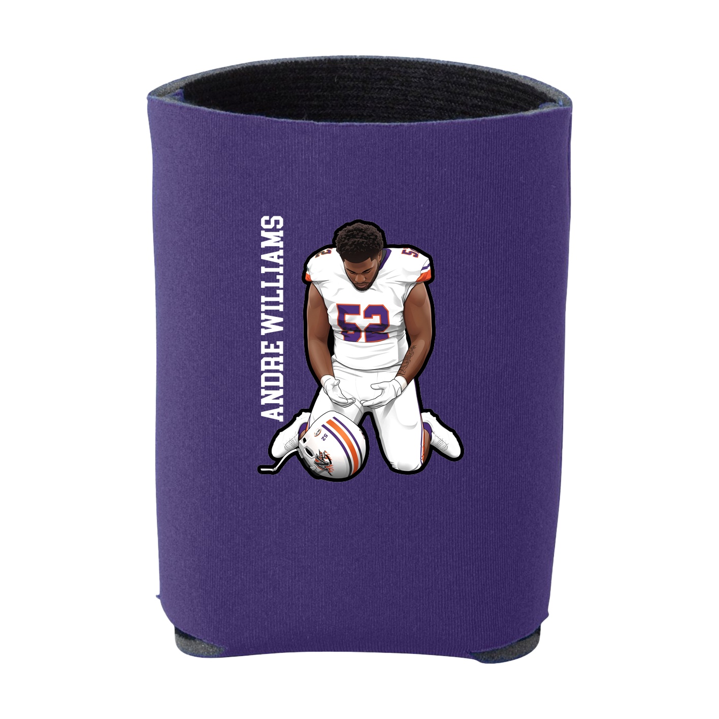 Can Holder — Name Vertical in Purple