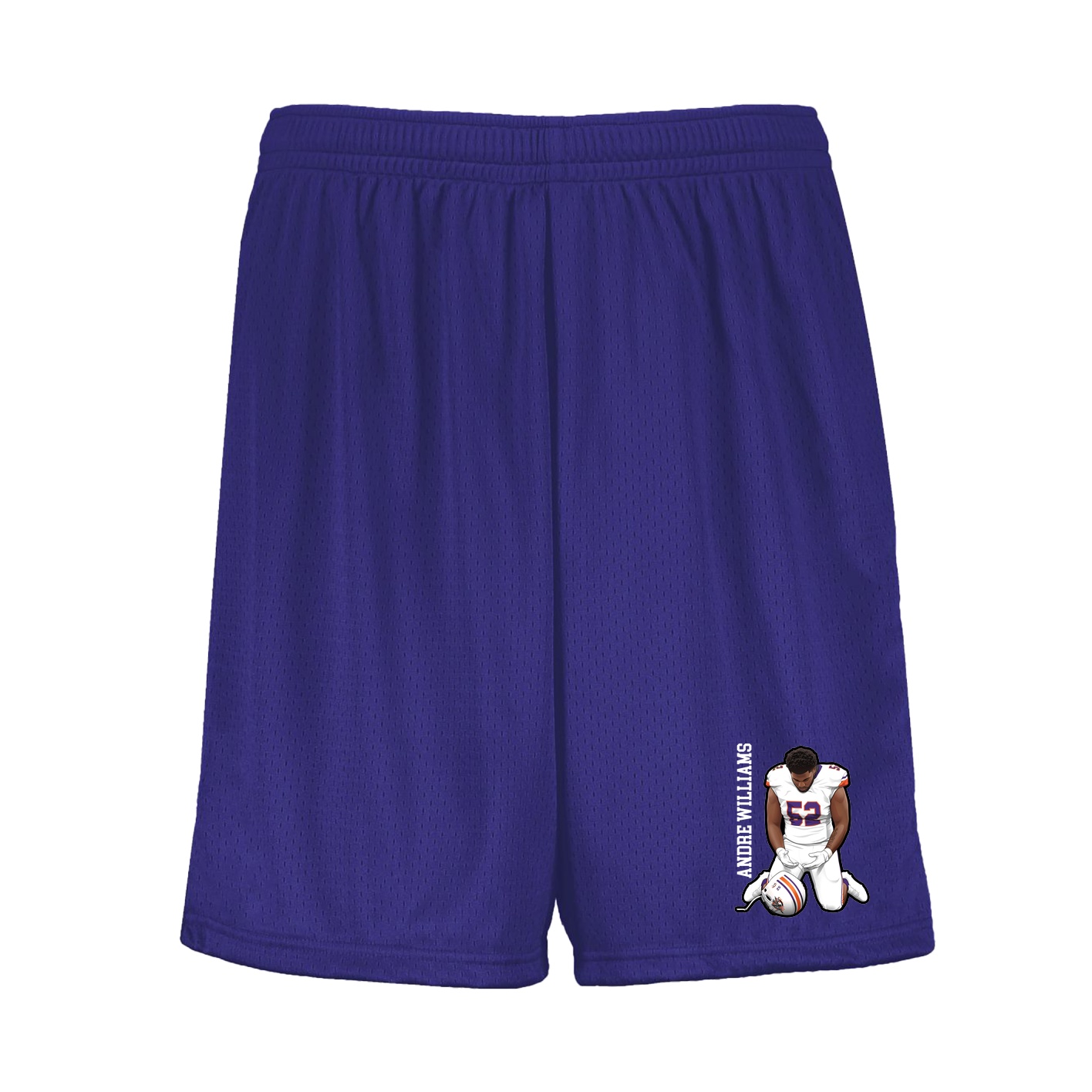 Shorts — Name Vertical in Purple