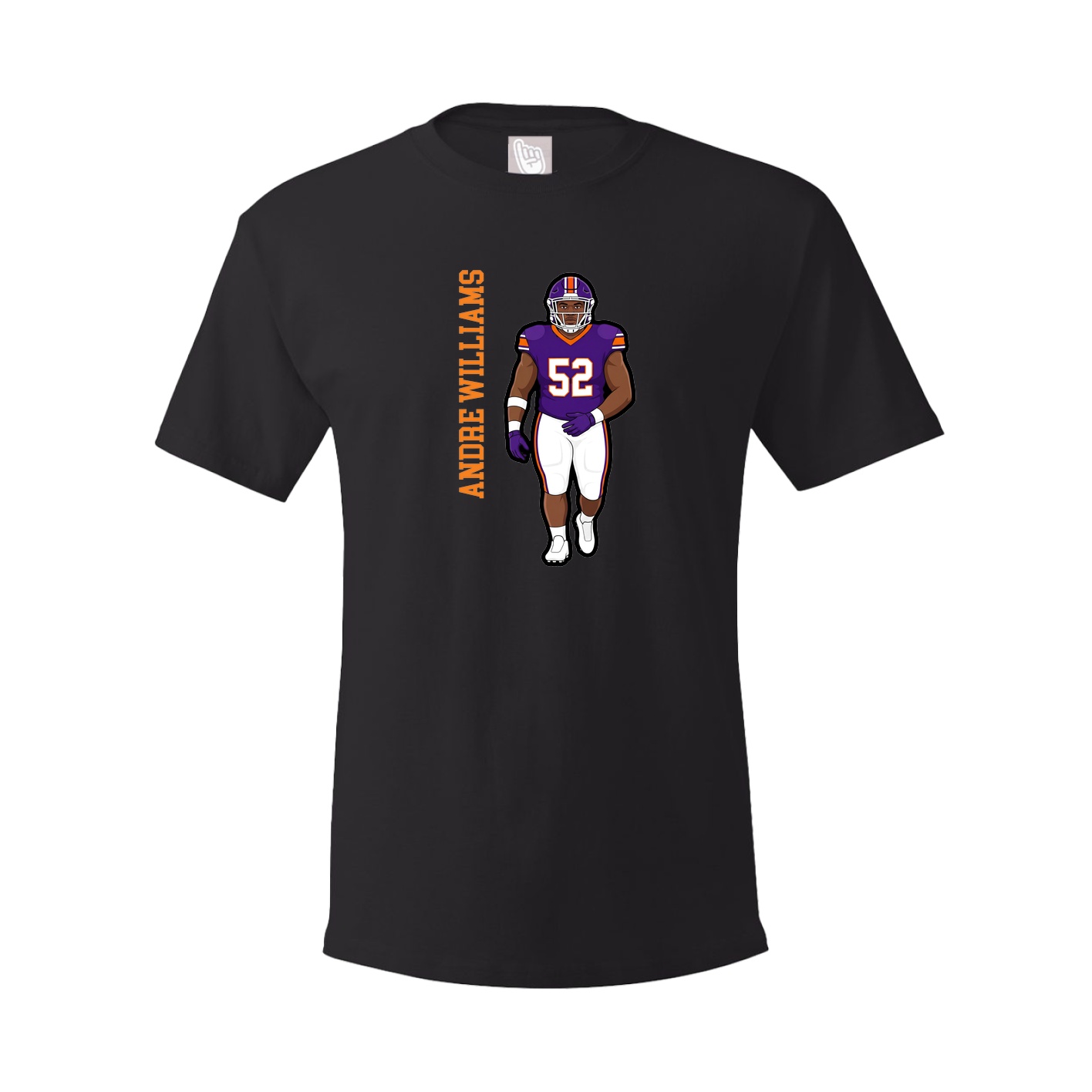 Tee — Name Vertical in Black