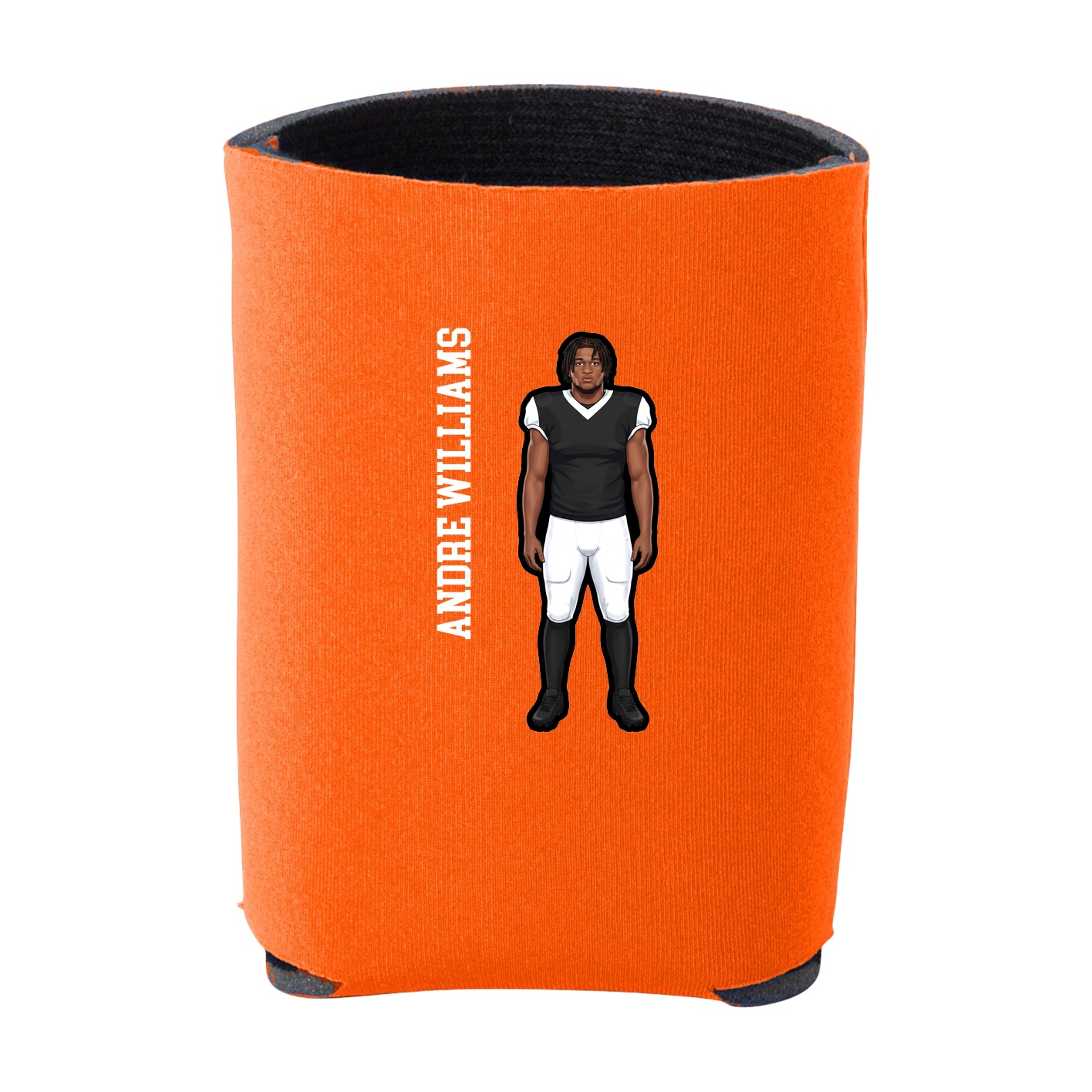 Can Holder — Name Vertical in Orange