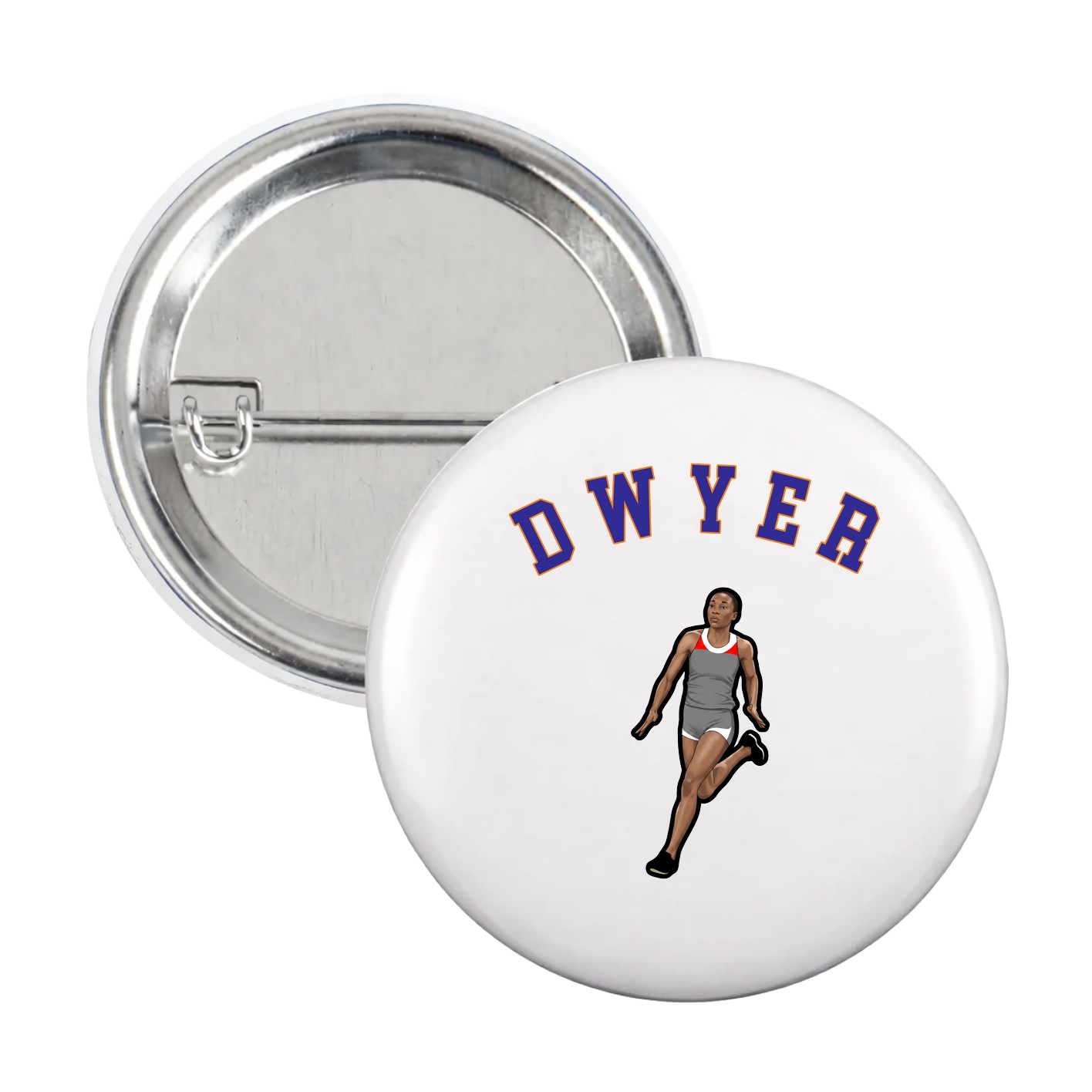 Game Day Button — Shirsey Arch in White