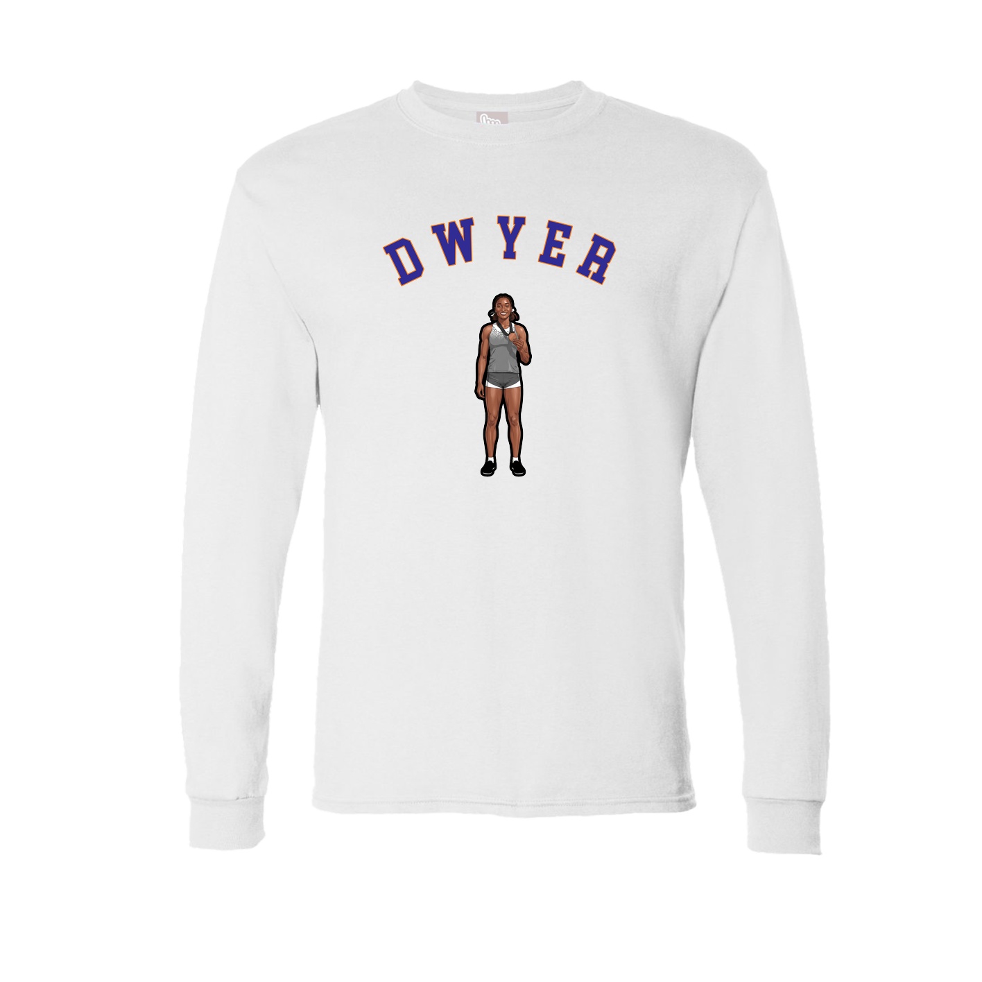 Long Sleeve Tee — Shirsey Arch in White
