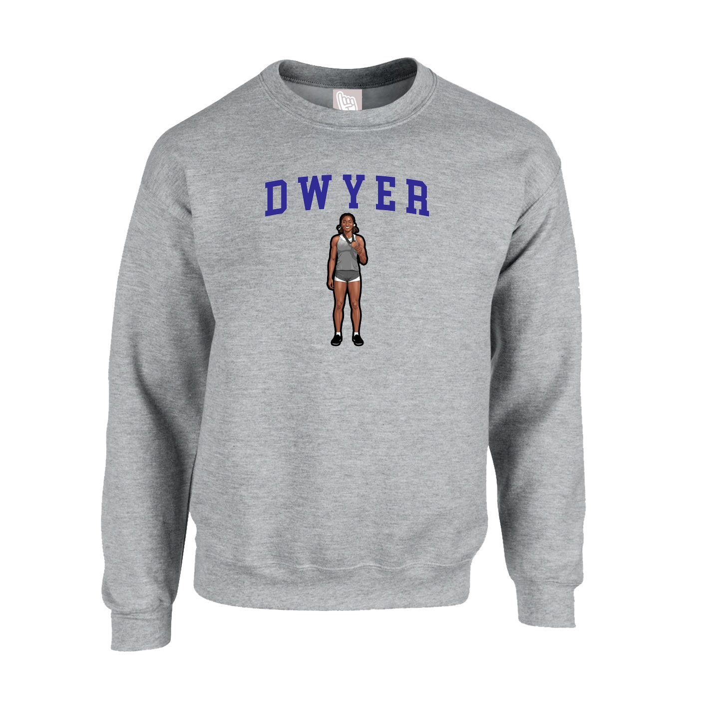 Fleece Crew — Shirsey in Grey