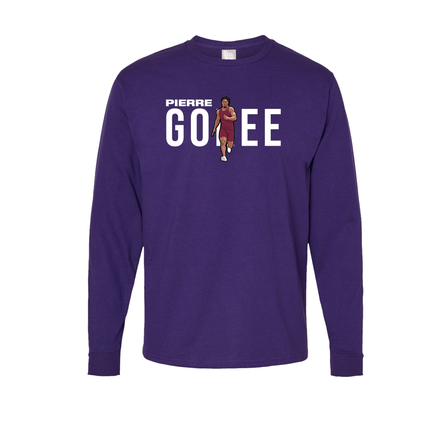 Long Sleeve Tee — Player Name in Purple