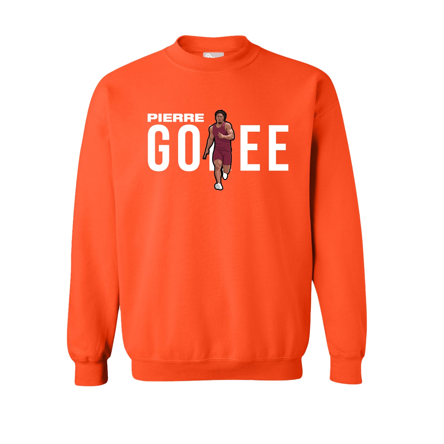 Fleece Crew — Player Name in Orange