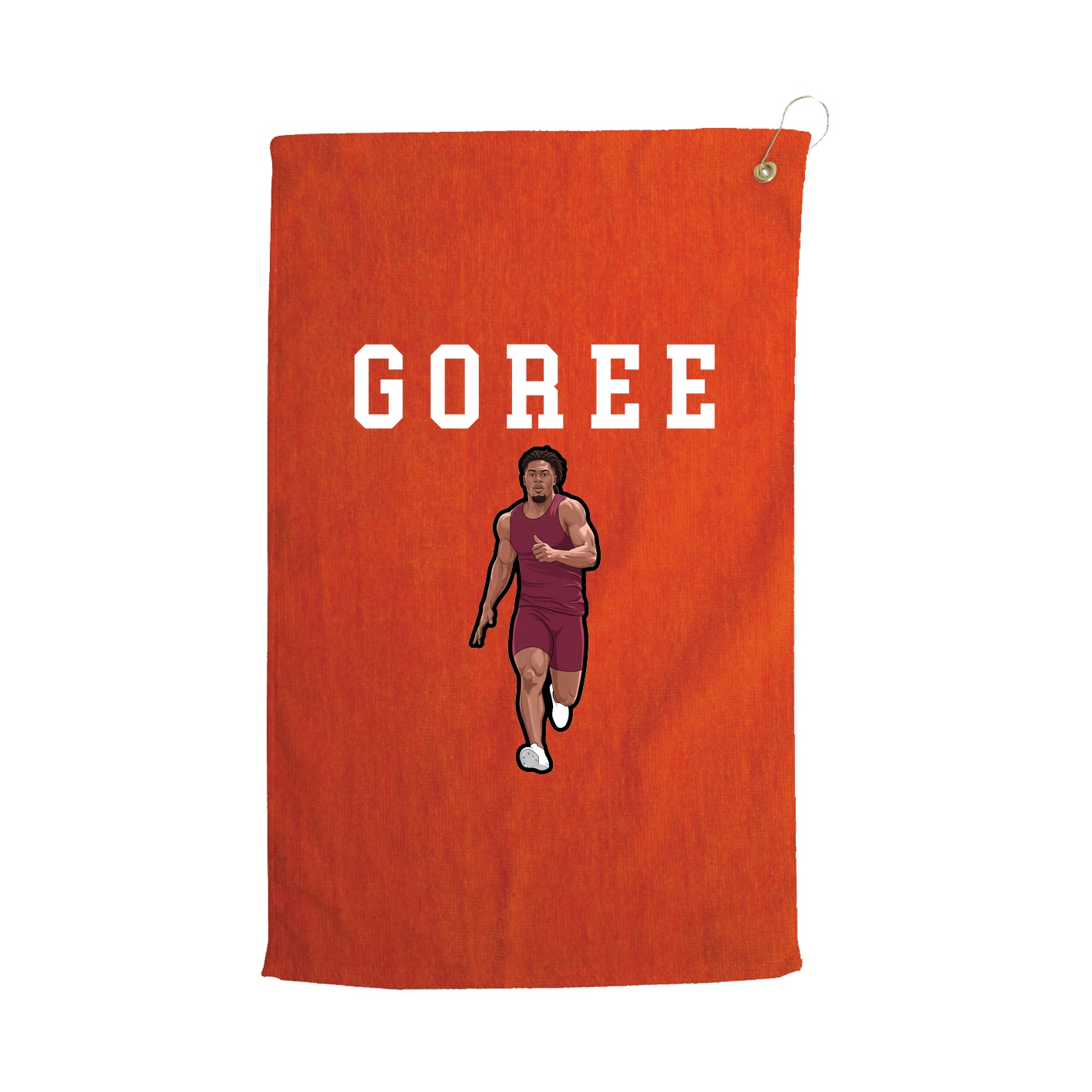 Golf Towel — Shirsey in Orange