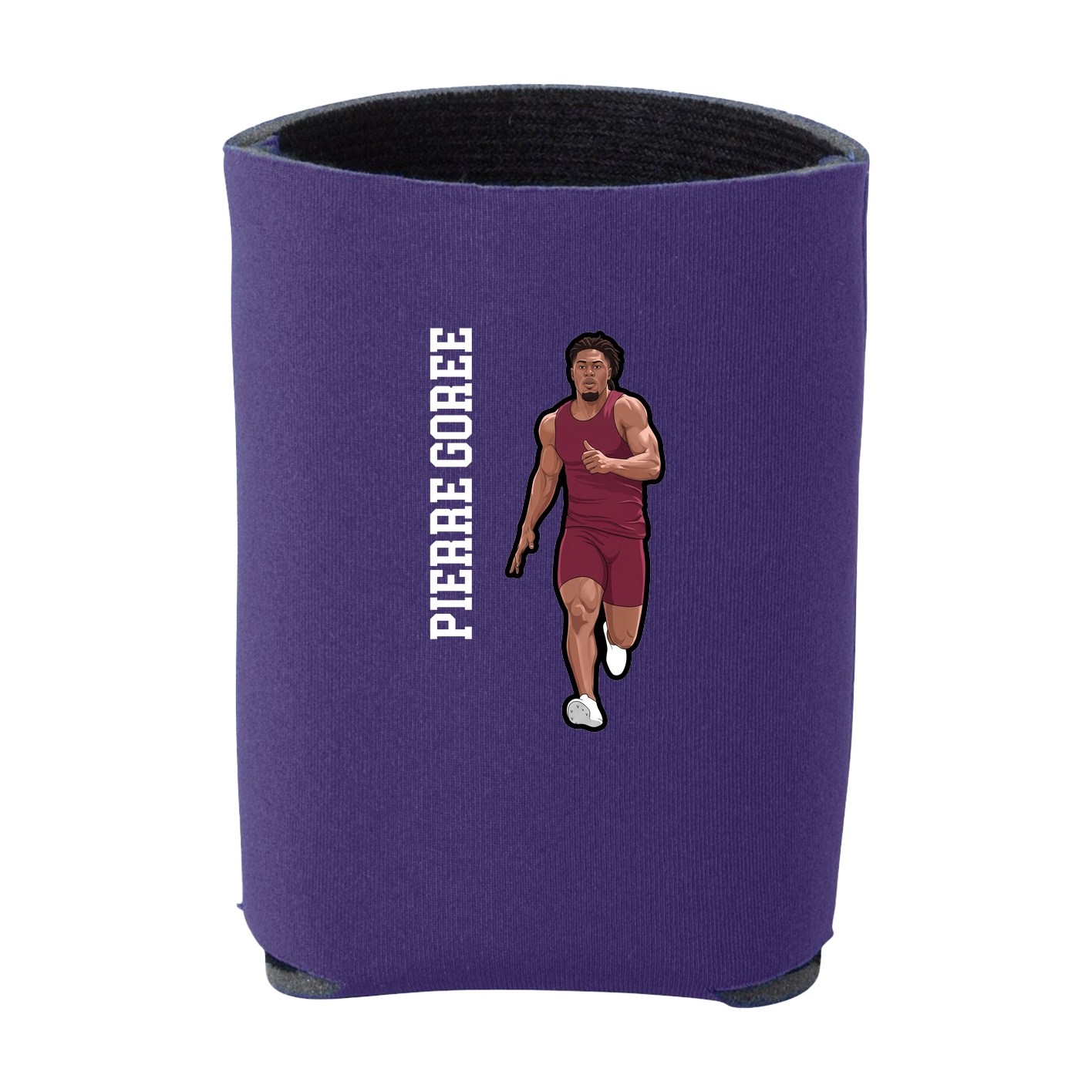 Can Holder — Name Vertical in Purple