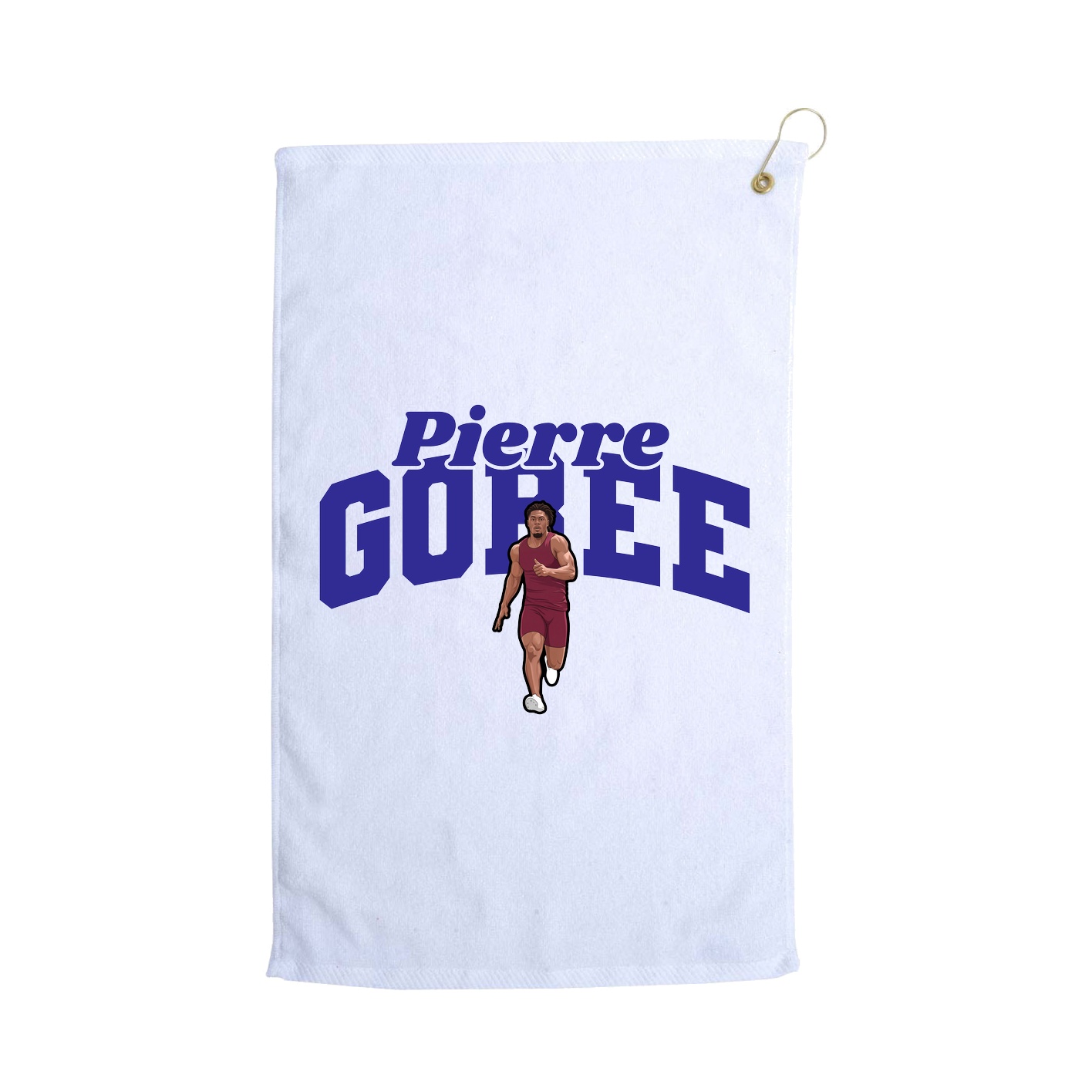 Golf Towel — Signature Arch in White