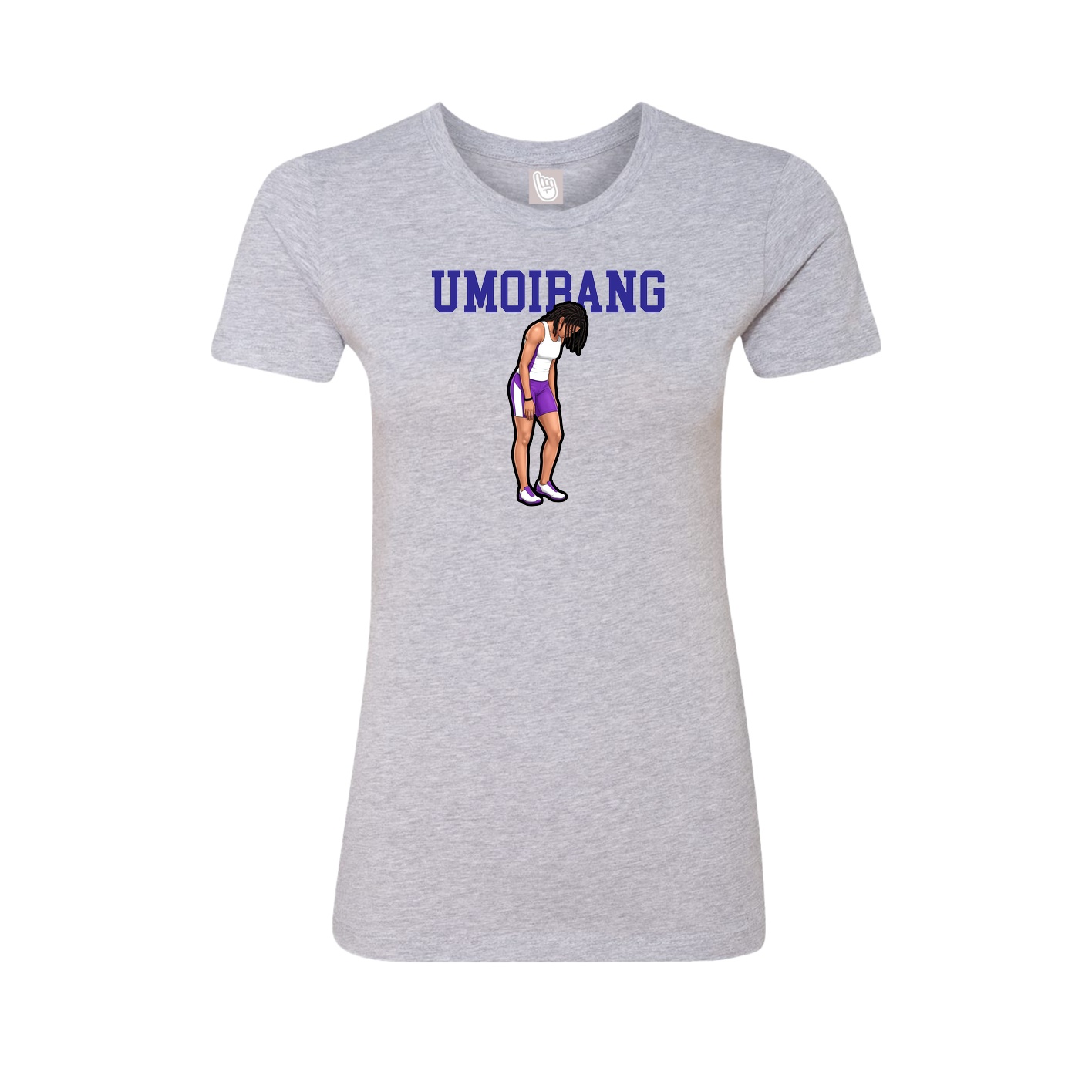 Fitted Women's Tee — Shirsey in Grey