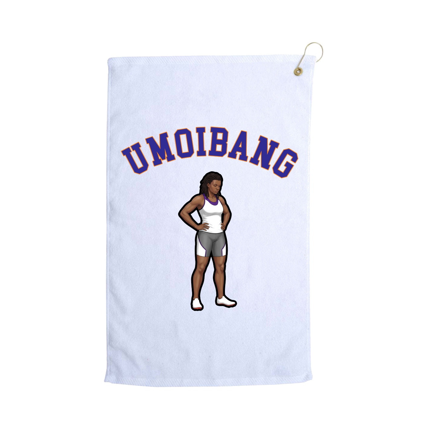 Golf Towel — Shirsey Arch in White