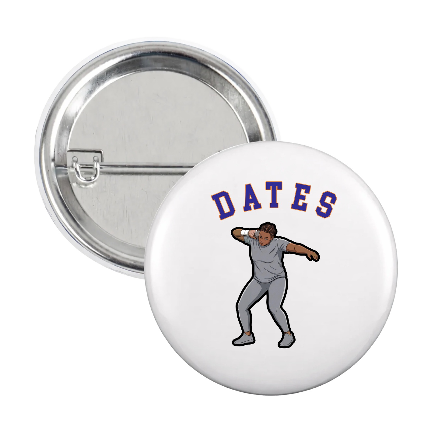 Game Day Button — Shirsey Arch in White