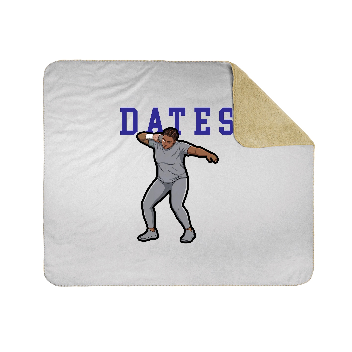 Throw Blanket — Shirsey in White