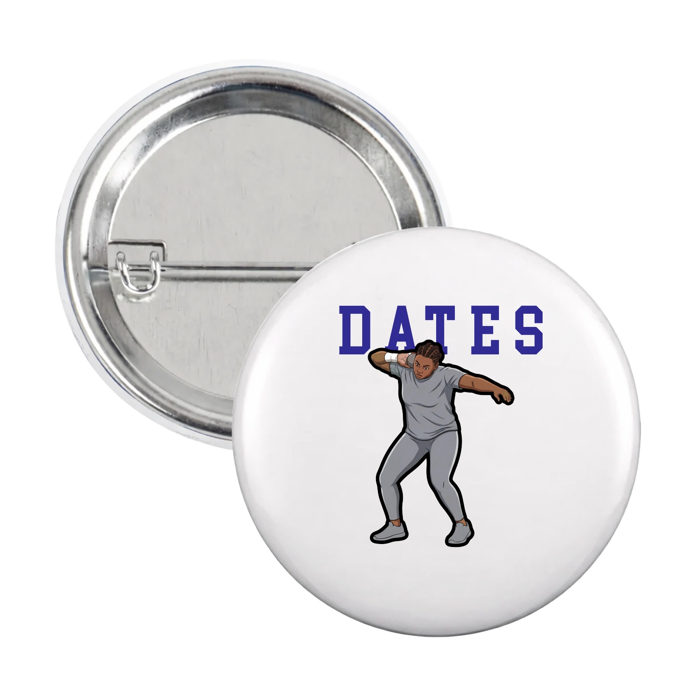 Game Day Button — Shirsey in White