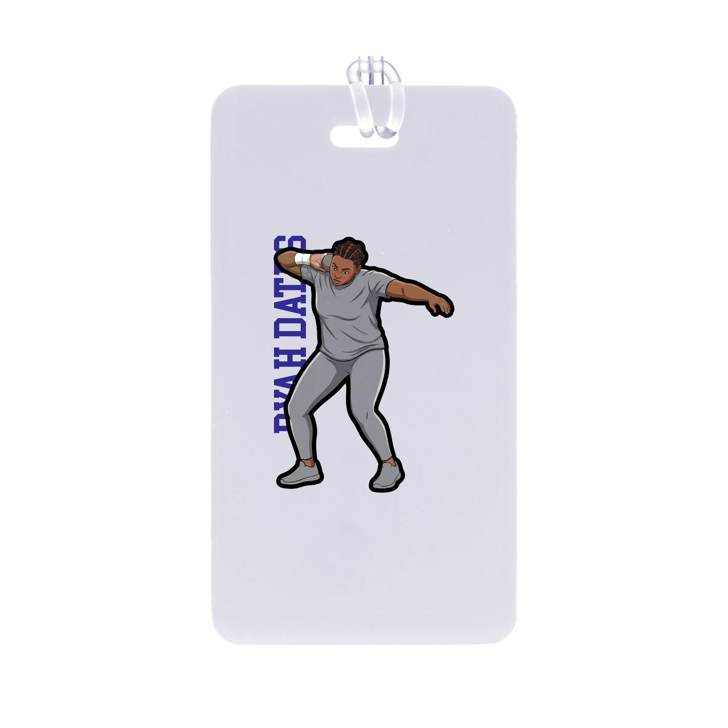 Bag Tag — Name Vertical in Classic