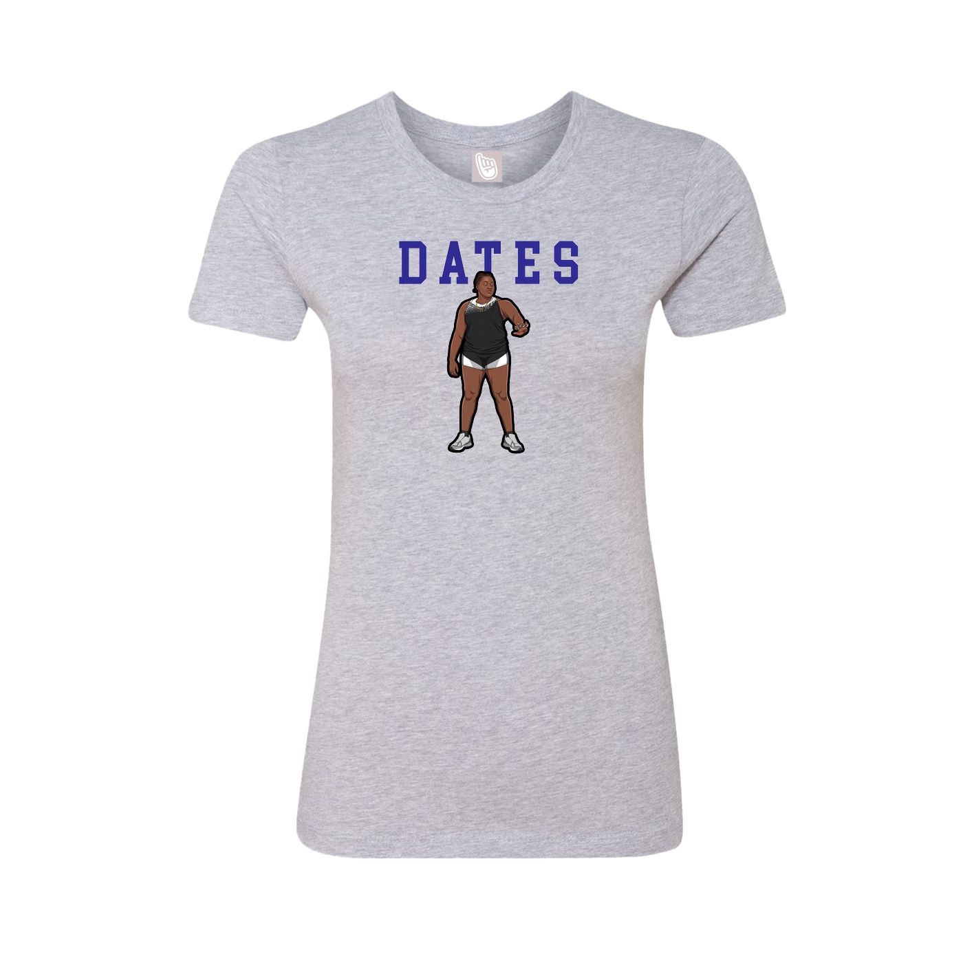 Fitted Women's Tee — Shirsey in Grey