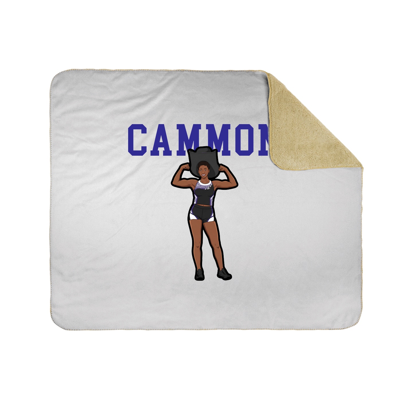 Throw Blanket — Shirsey in White