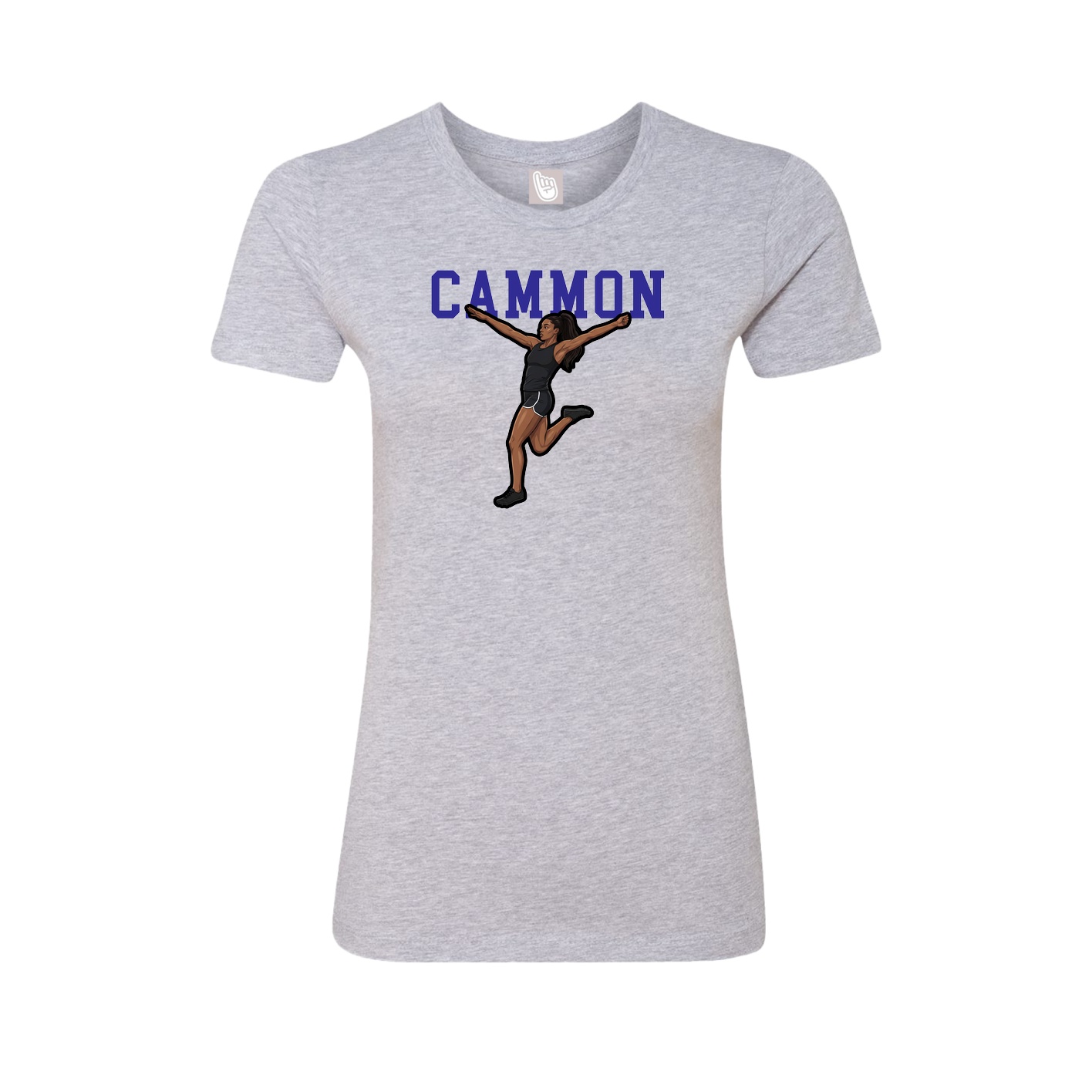 Fitted Women's Tee — Shirsey in Grey