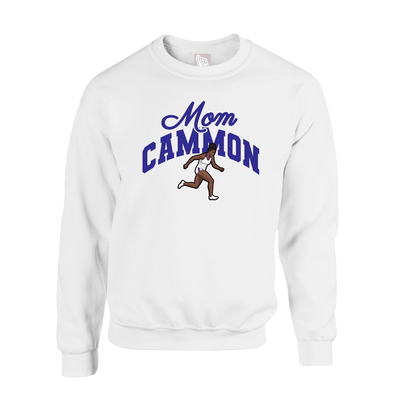 Fleece Crew — Mothers Day Arch in White