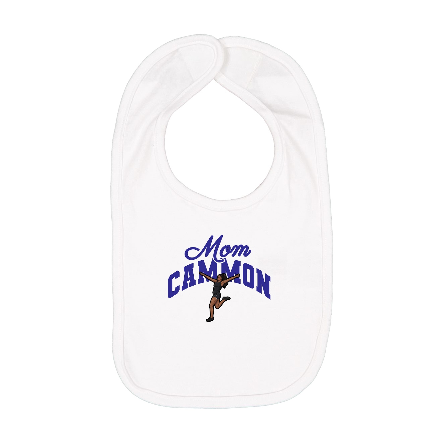 Infant Bib — Mothers Day Arch in White