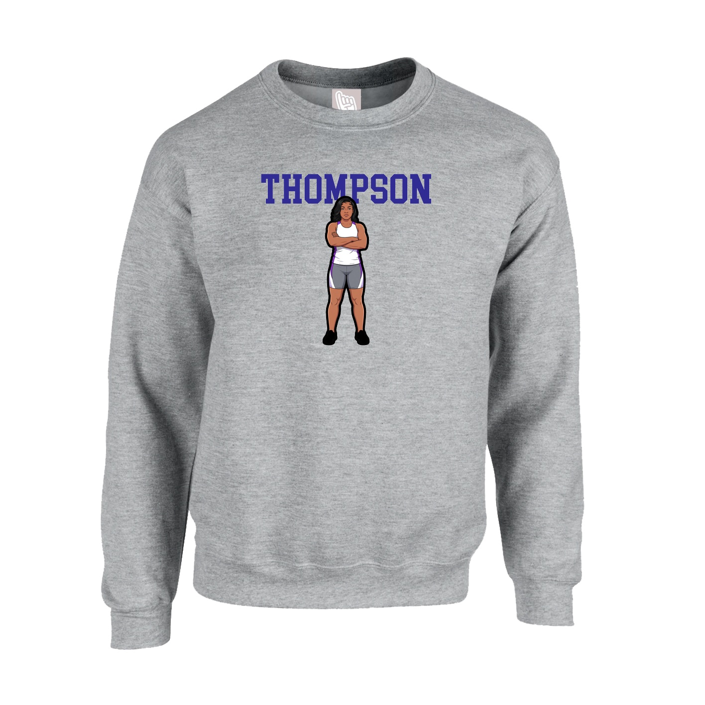 Fleece Crew — Shirsey in Grey