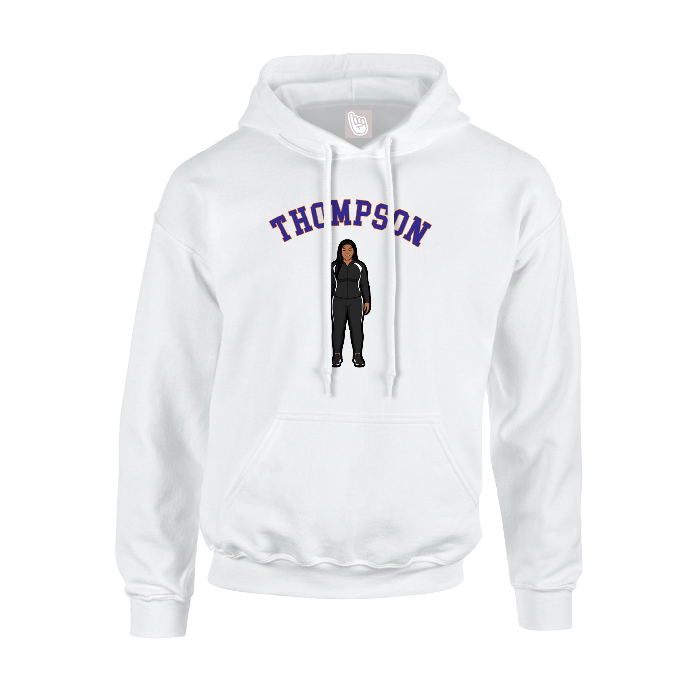 Hoodie — Shirsey Arch in White
