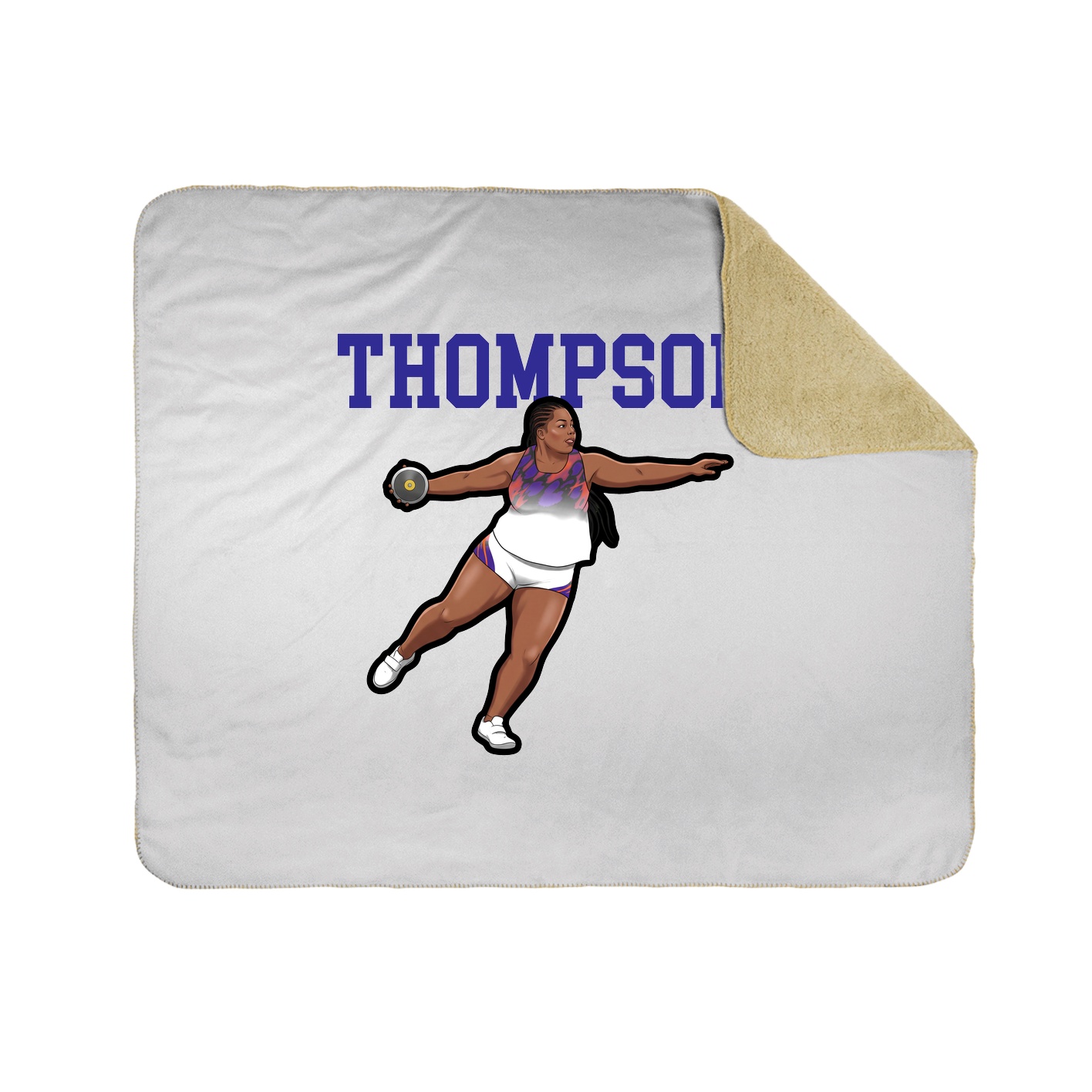 Throw Blanket — Shirsey in White