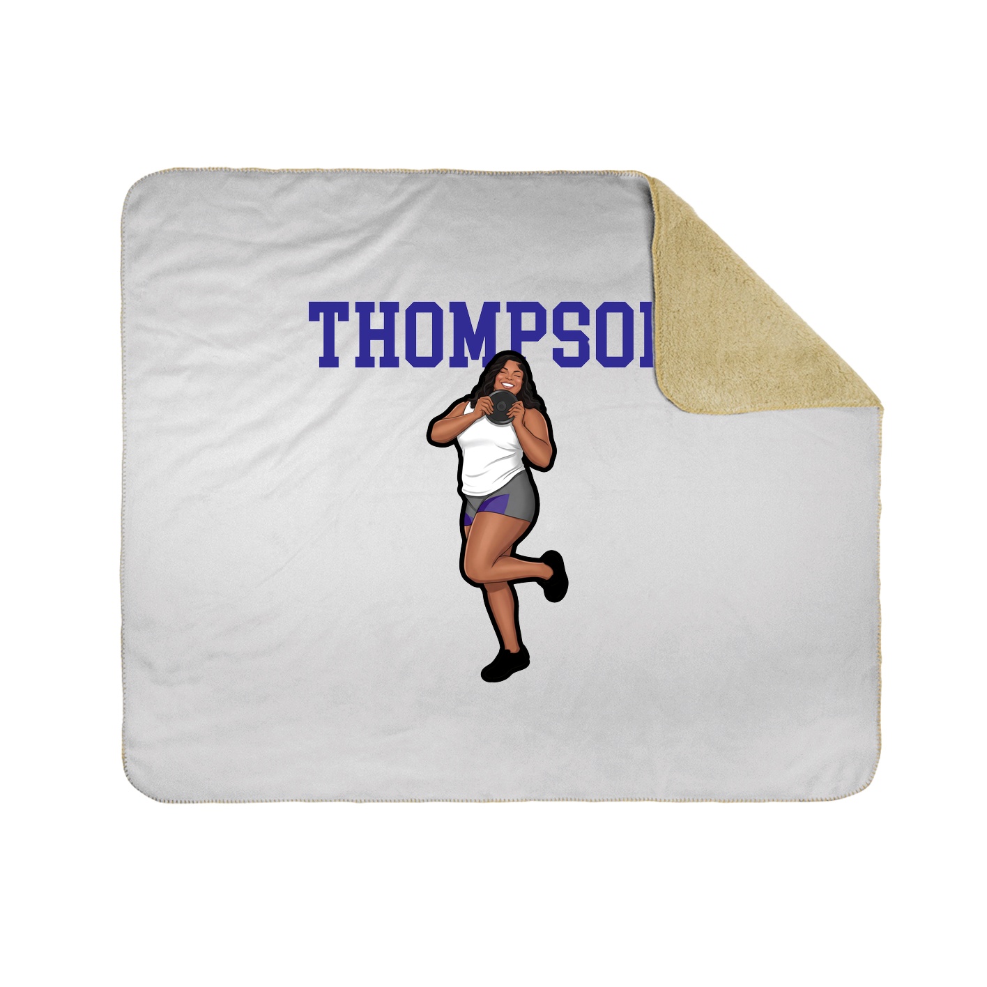 Throw Blanket — Shirsey in White