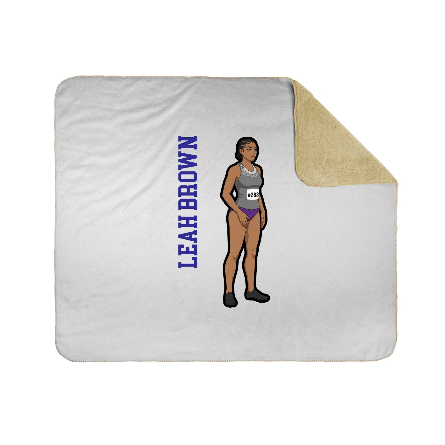 50x60 Sherpa Lined Throw Blanket