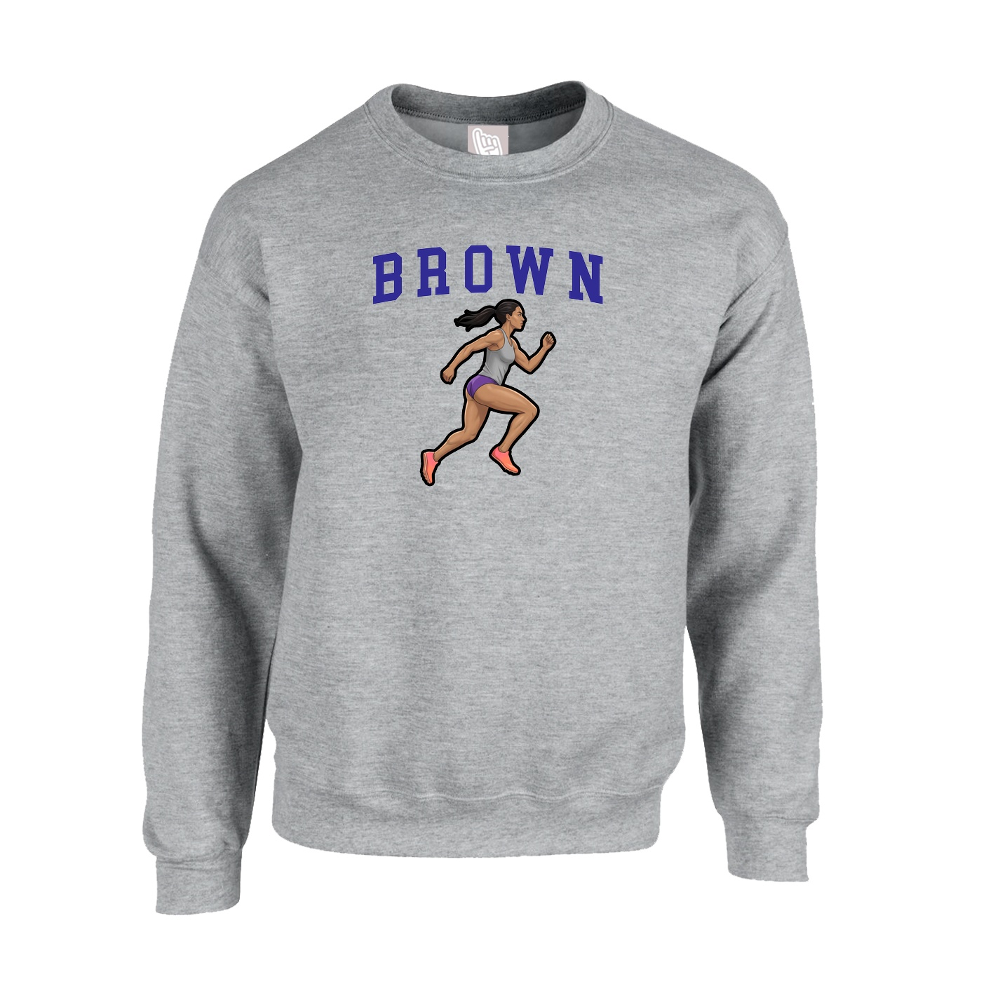 Fleece Crew — Shirsey in Grey