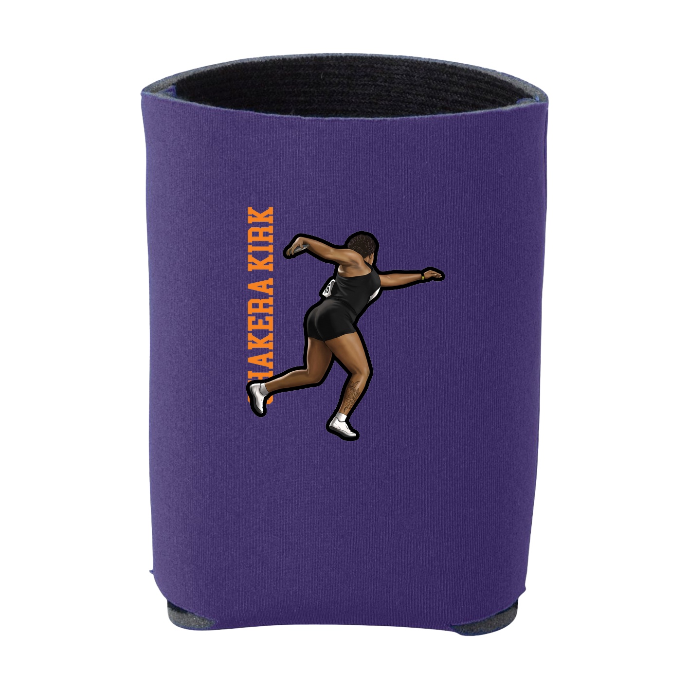 Can Holder — Name Vertical in Purple