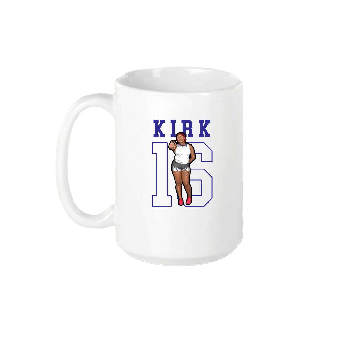 15oz Coffee Mug — Shirsey in White
