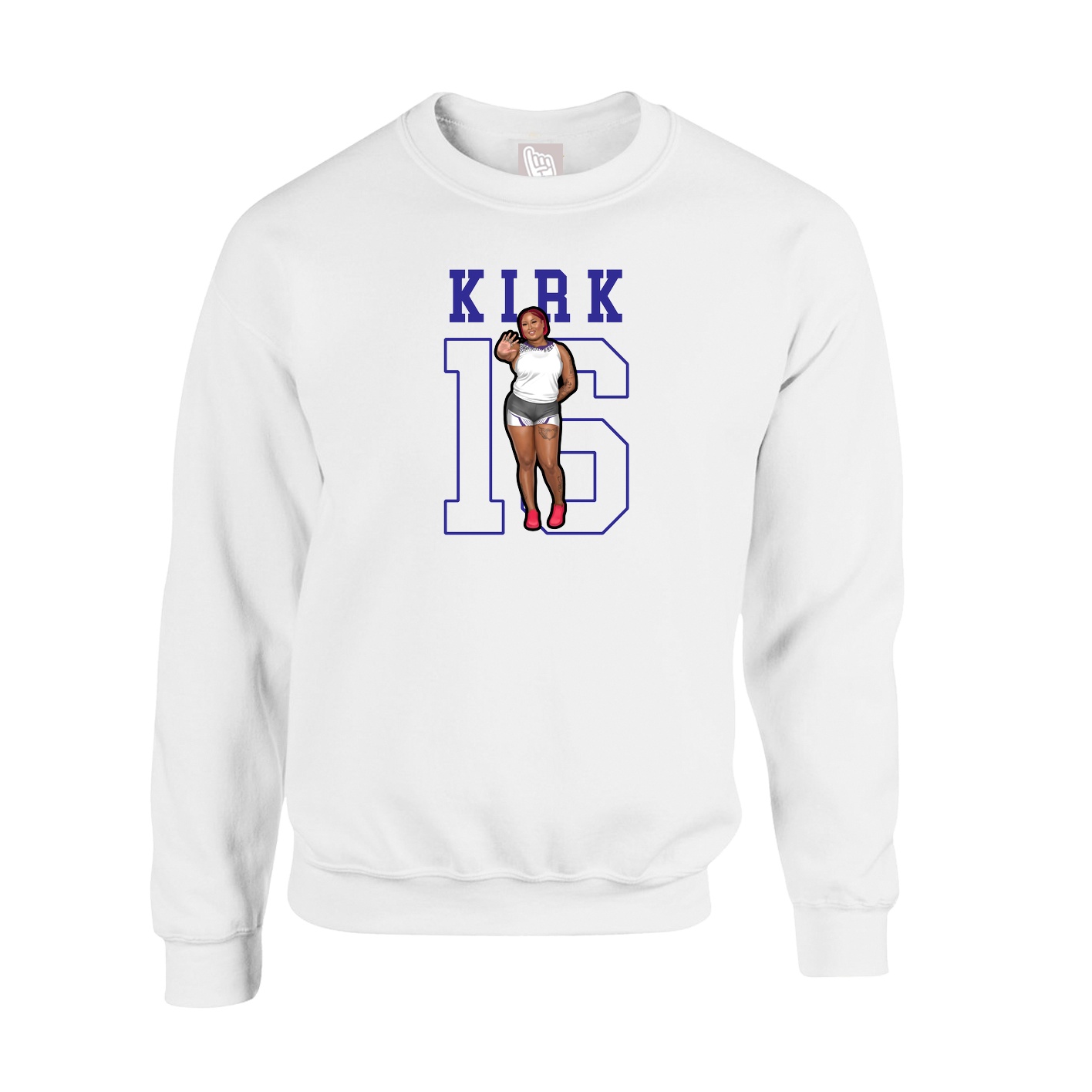 Fleece Crew — Shirsey in White