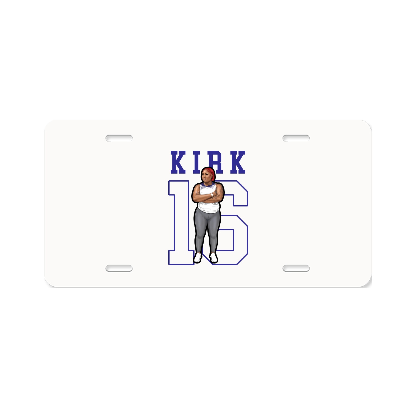 License Plate — Shirsey in Classic