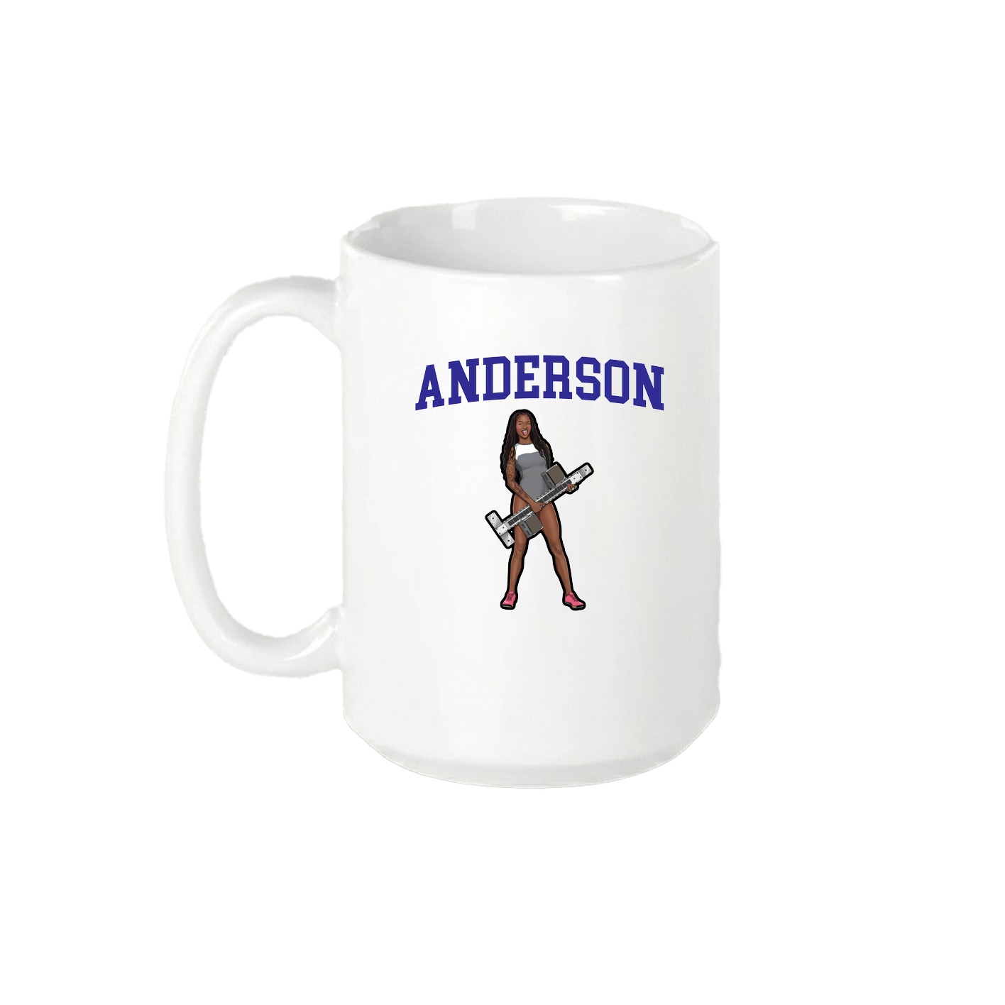 15oz Coffee Mug — Shirsey in White